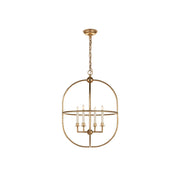 Lorford Contemporary Art Brass Candles Pendant Light