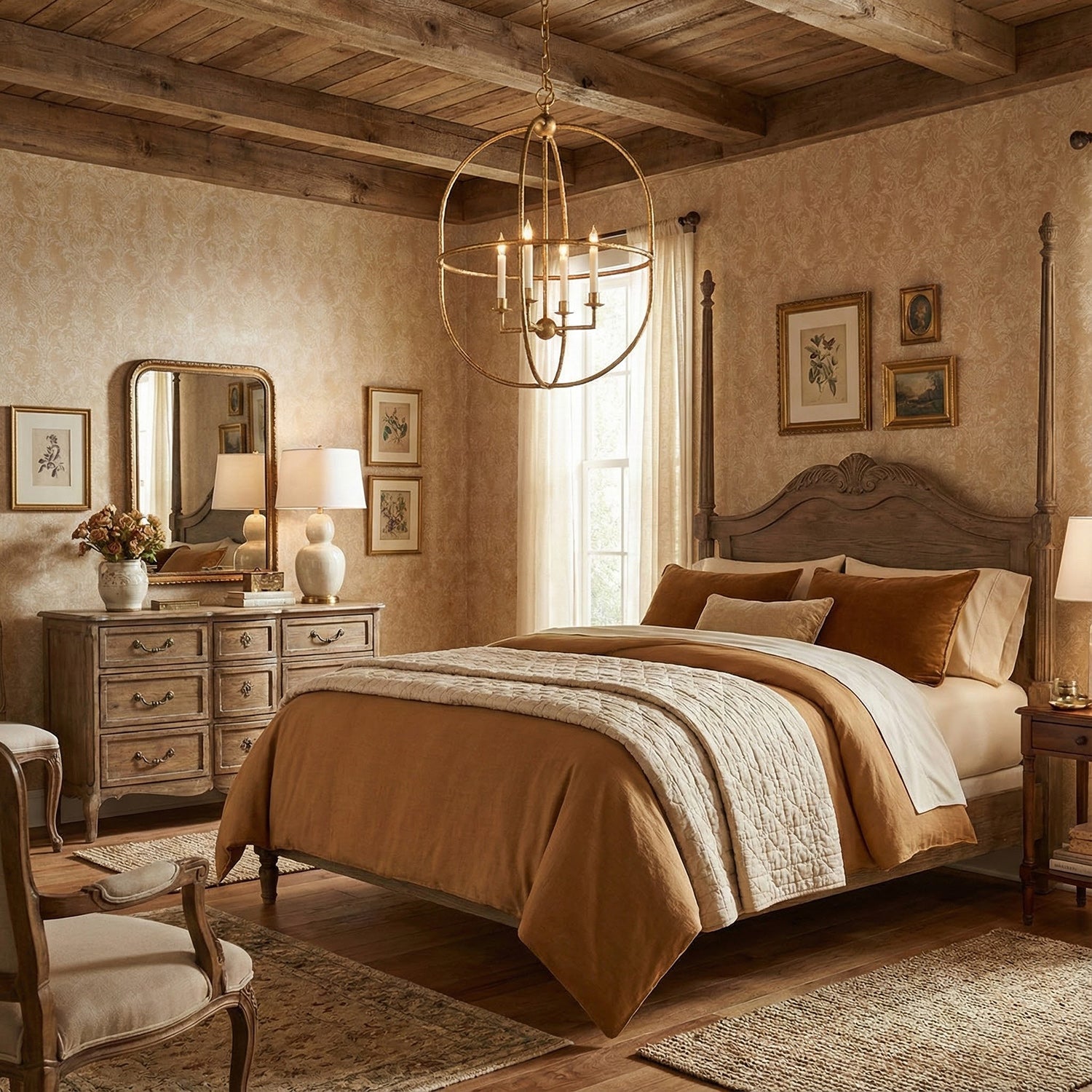 Lorford Contemporary Art Brass Candles Pendant Light