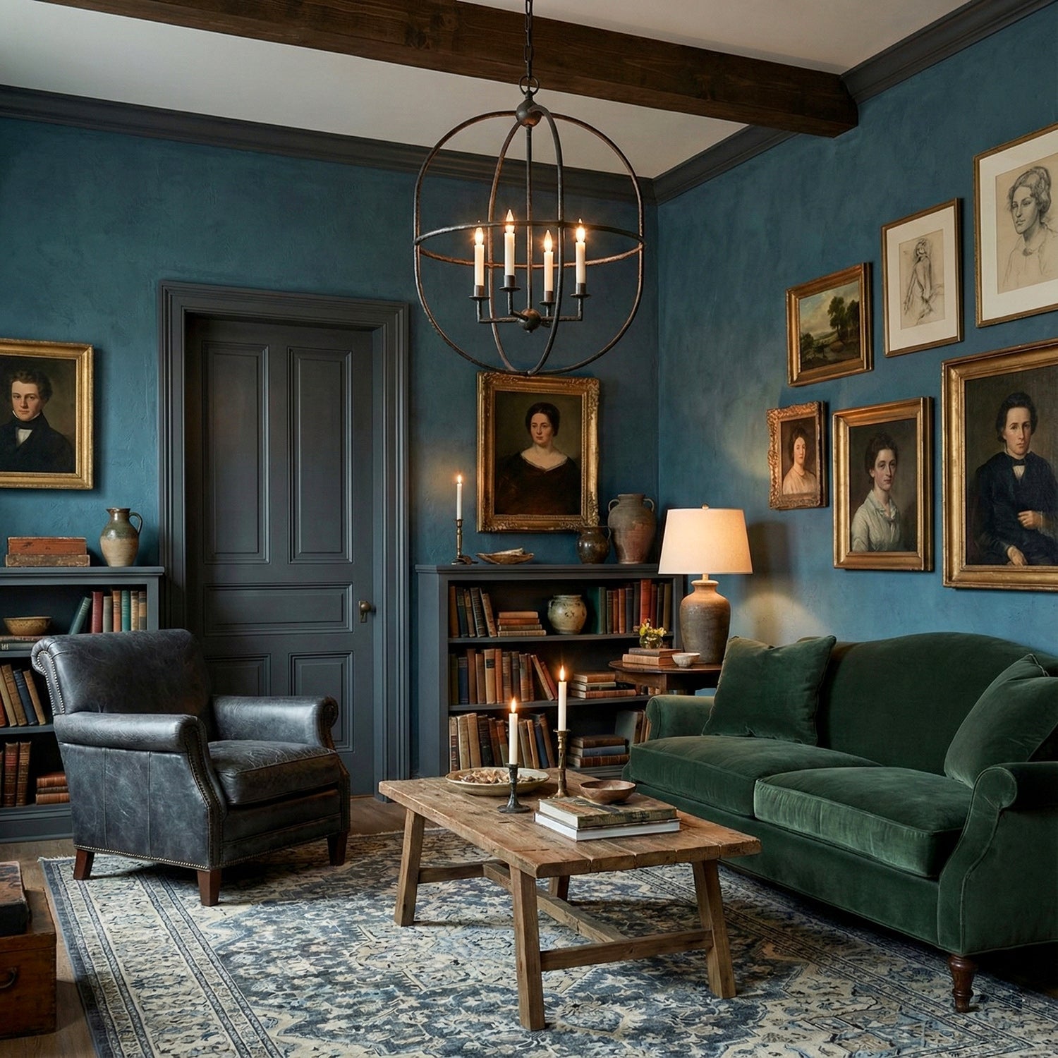 Lorford Contemporary Art Brass Candles Pendant Light