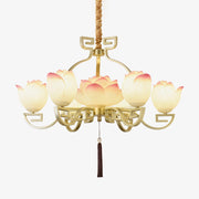 Lotus Oriental Resin Chandelier - Blowlighting