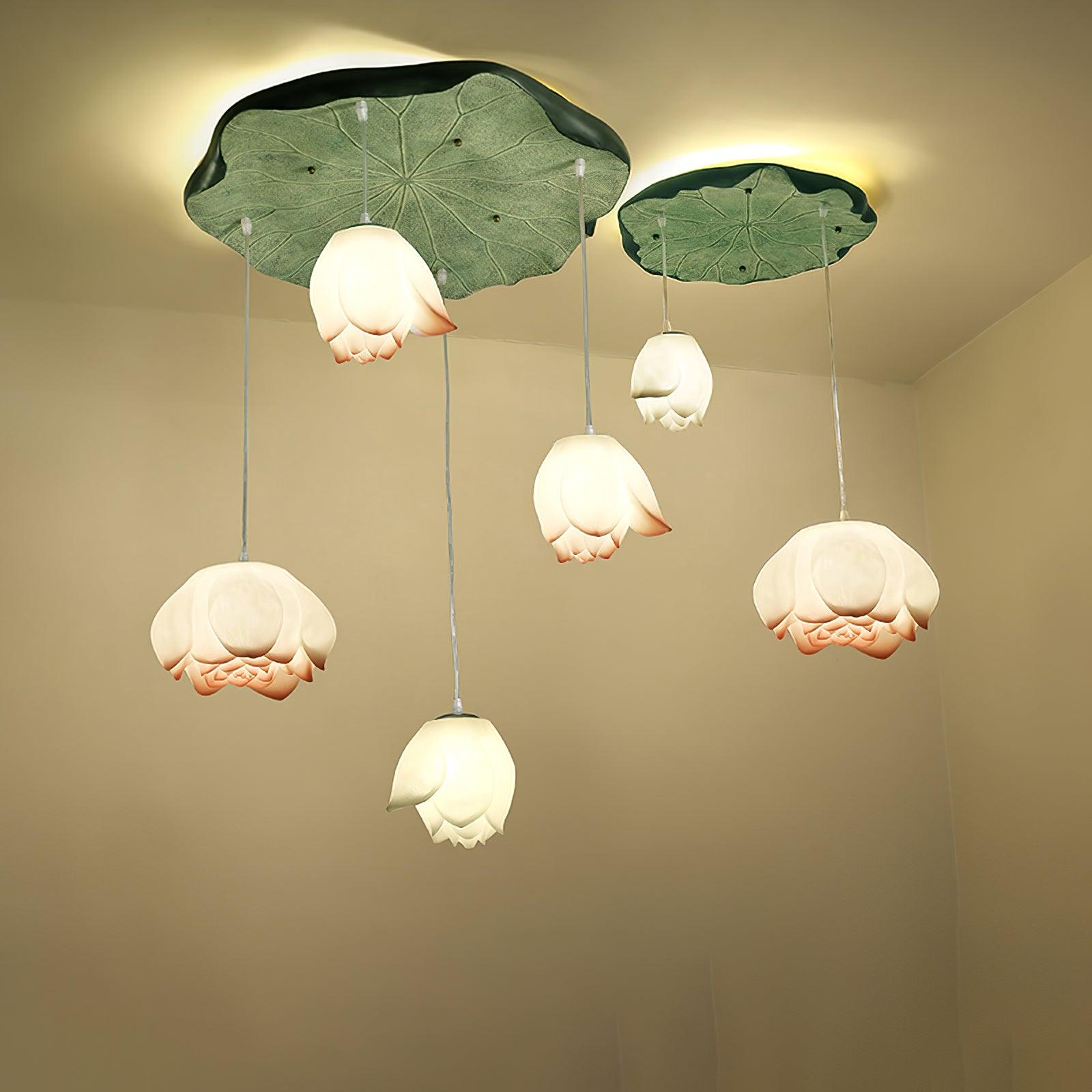 Lotus Chandelier - Blowlighting