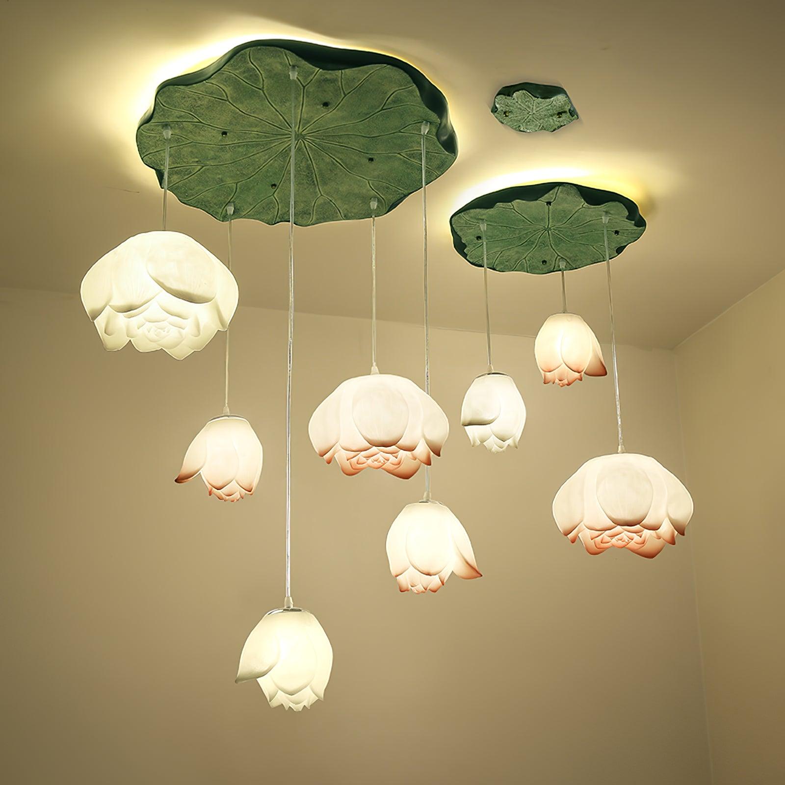 Lotus Chandelier - Blowlighting