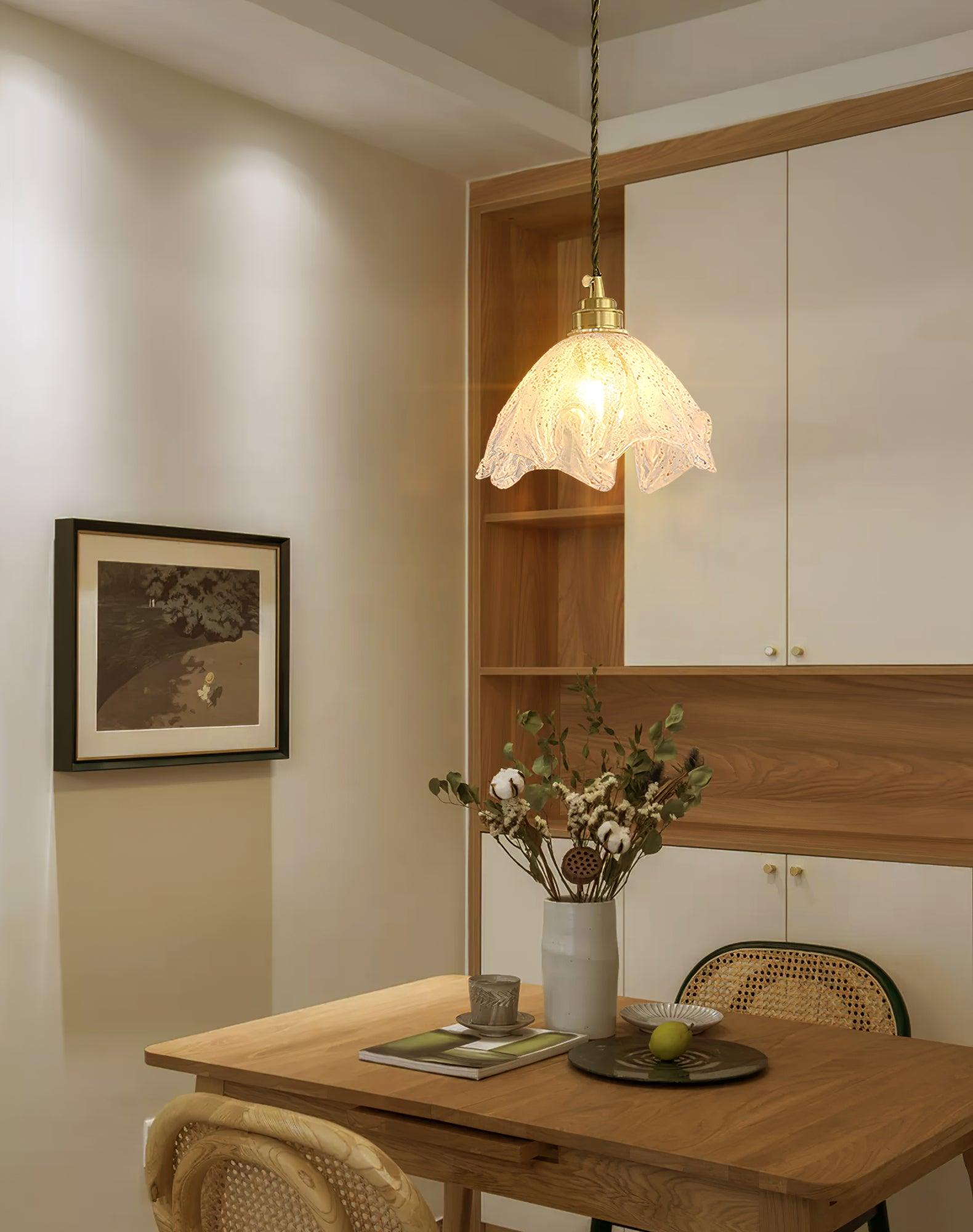 Lotus Crystal Small Pendant Light - Blowlighting