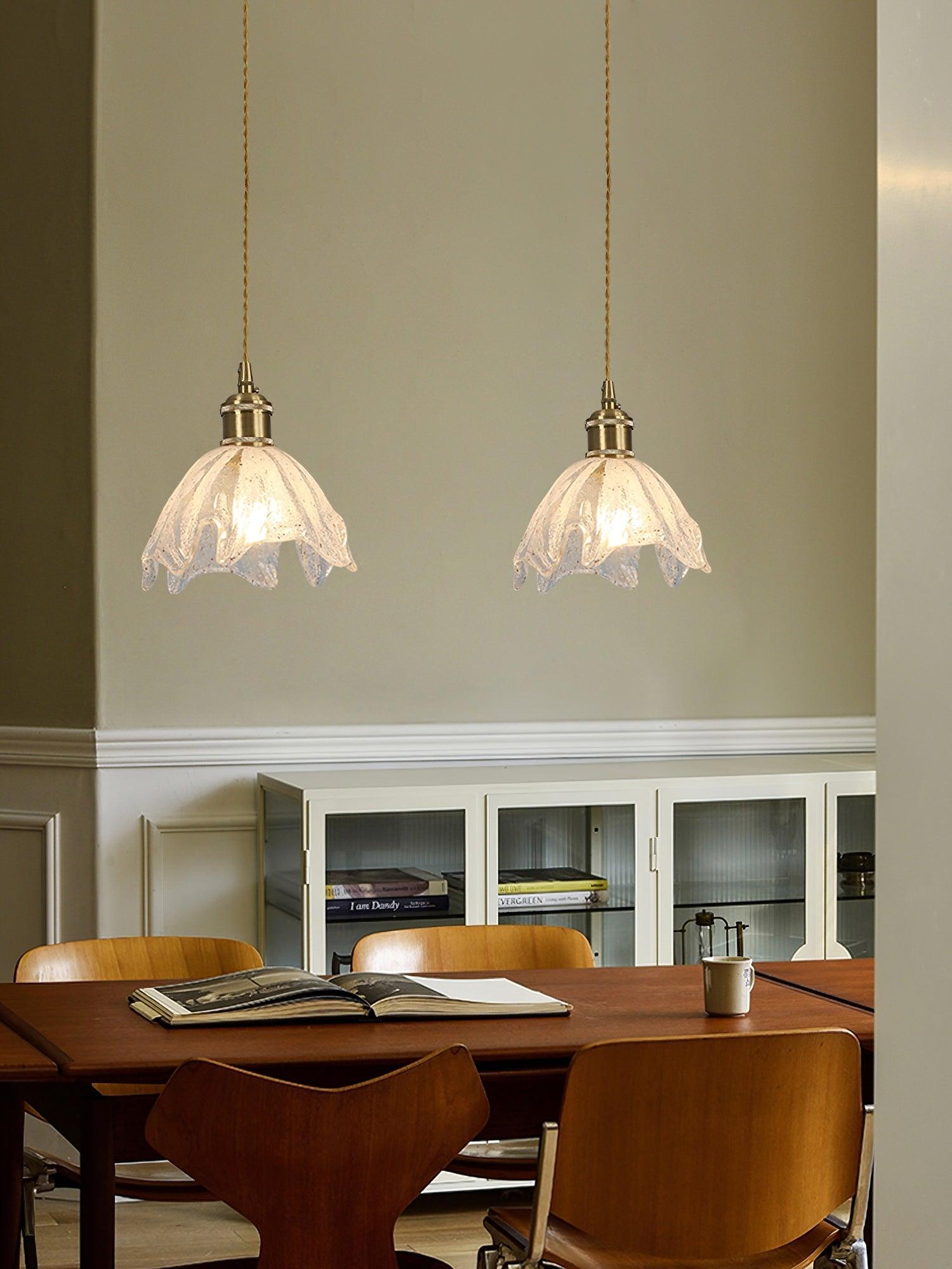 Lotus Crystal Small Pendant Light - Blowlighting