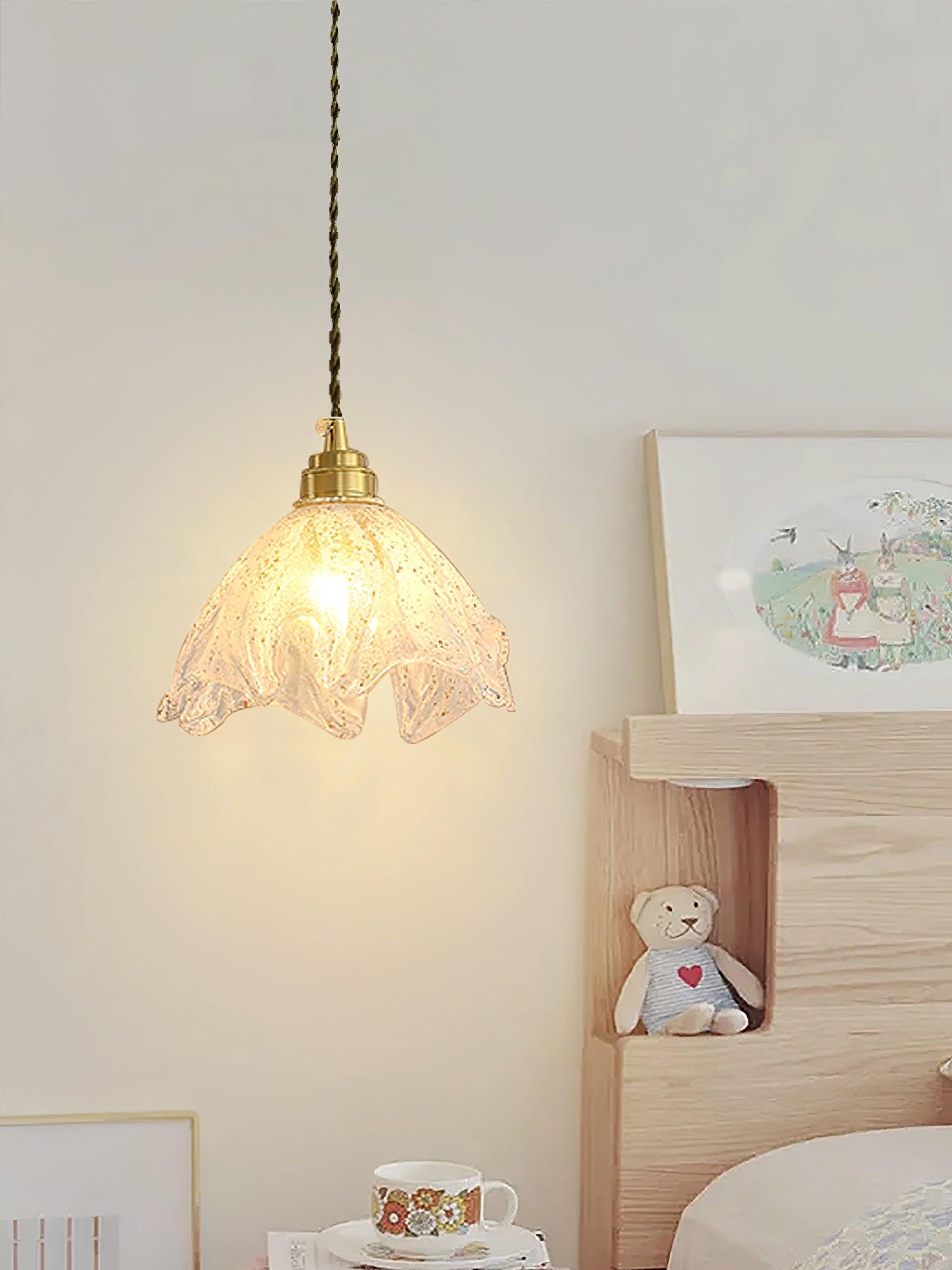 Lotus Crystal Small Pendant Light - Blowlighting