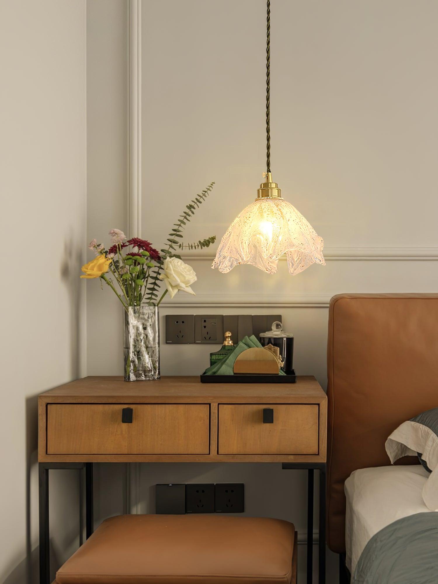 Lotus Crystal Small Pendant Light - Blowlighting