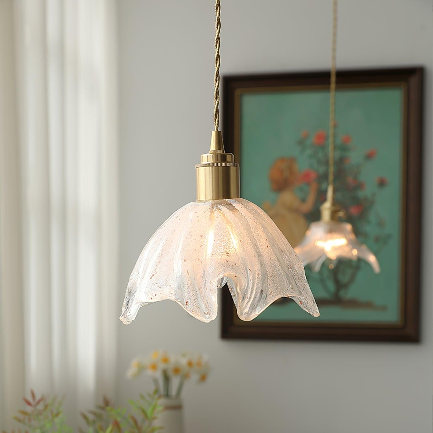 Lotus Crystal Small Pendant Light - Blowlighting