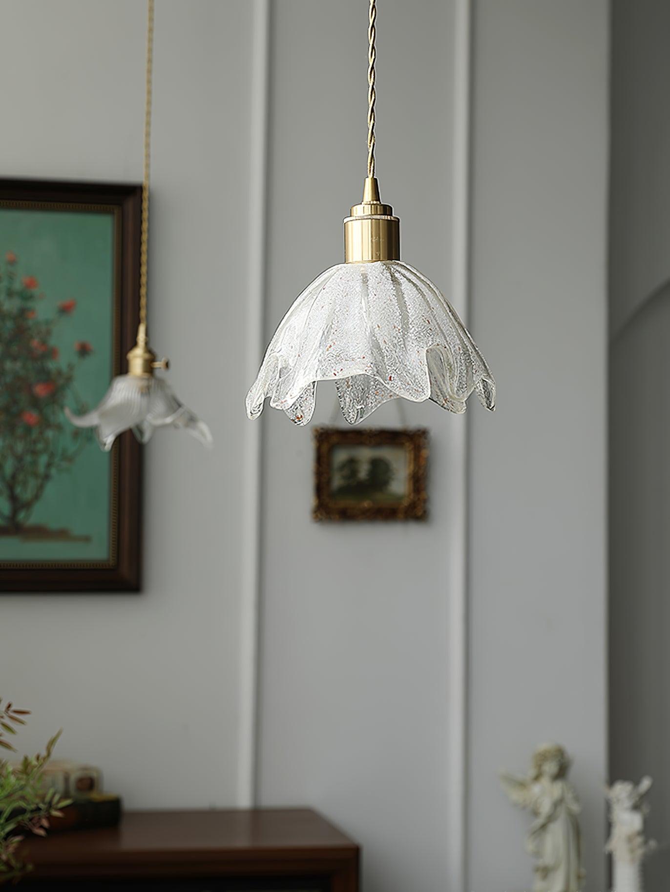 Lotus Crystal Small Pendant Light - Blowlighting