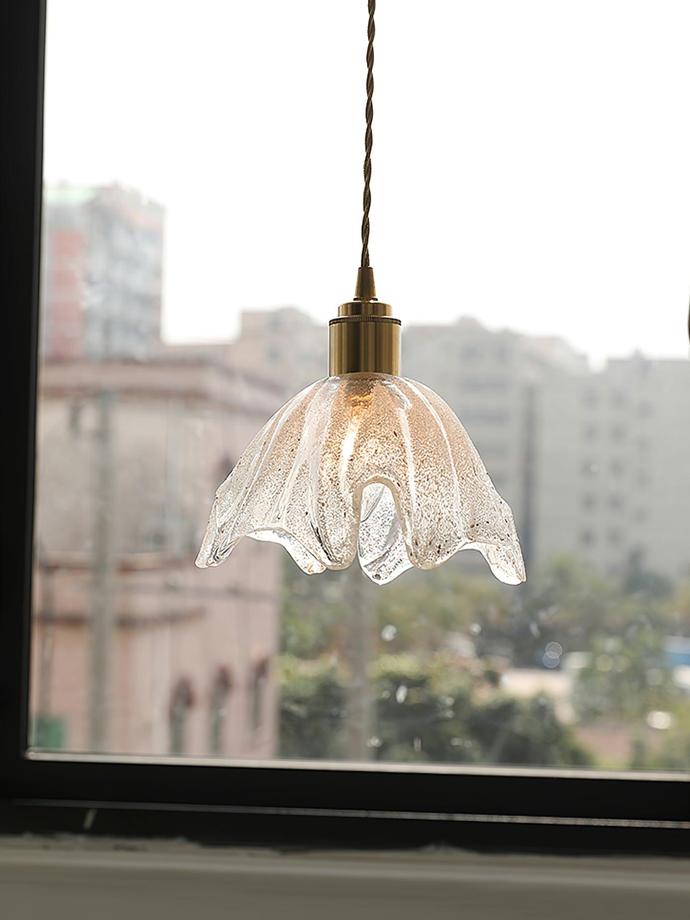 Lotus Crystal Small Pendant Light - Blowlighting