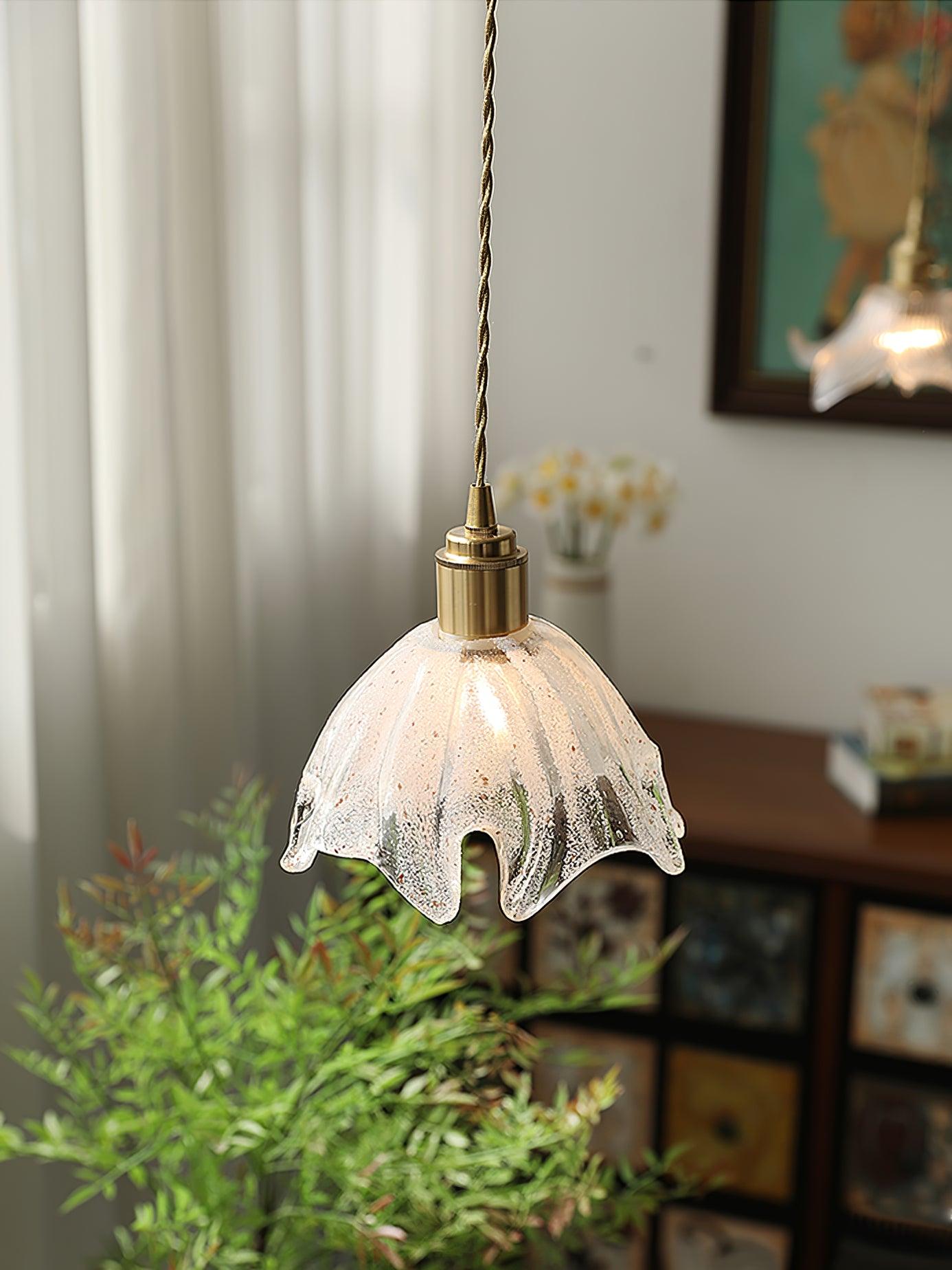 Lotus Crystal Small Pendant Light - Blowlighting