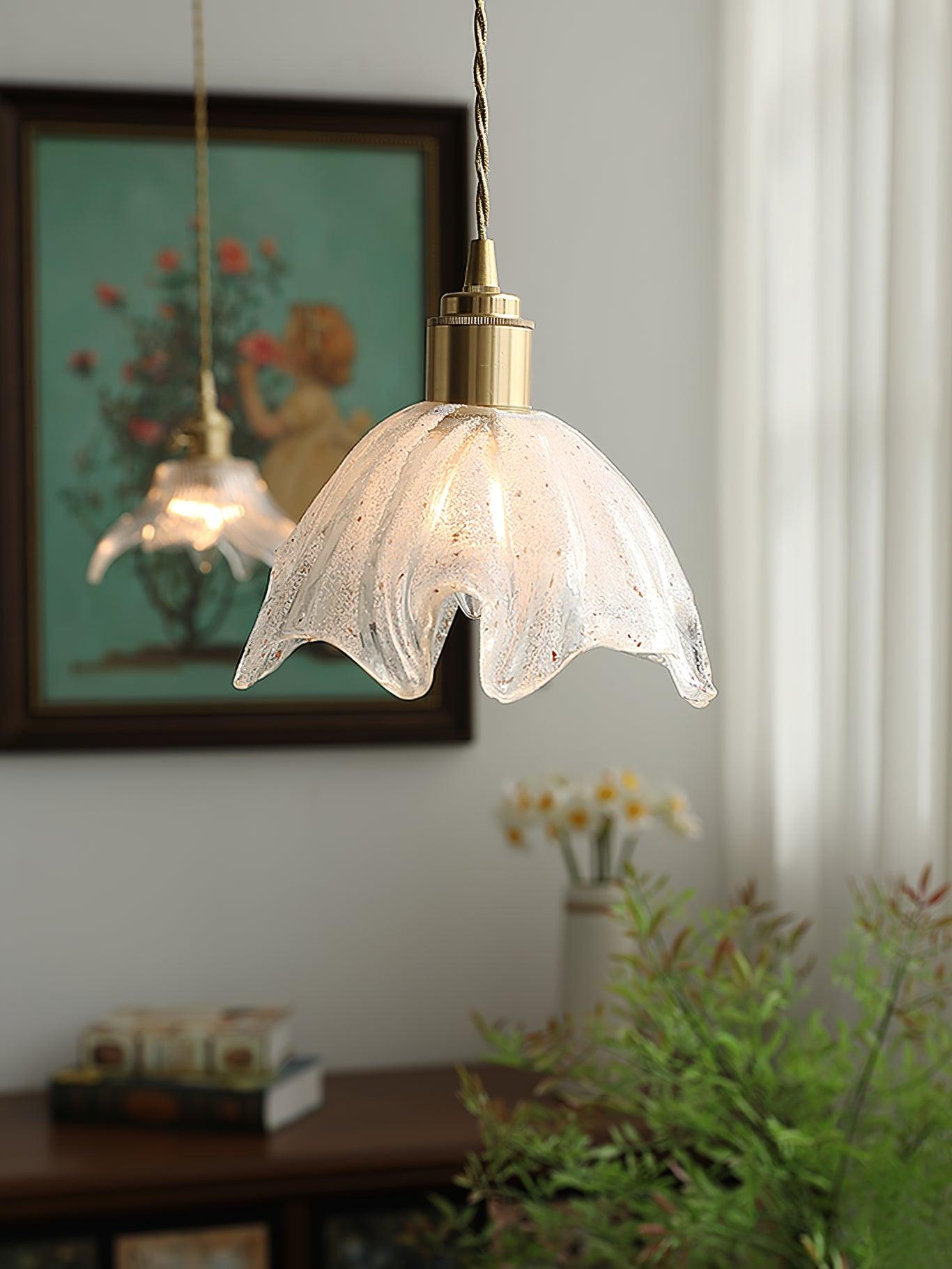 Lotus Crystal Small Pendant Light - Blowlighting