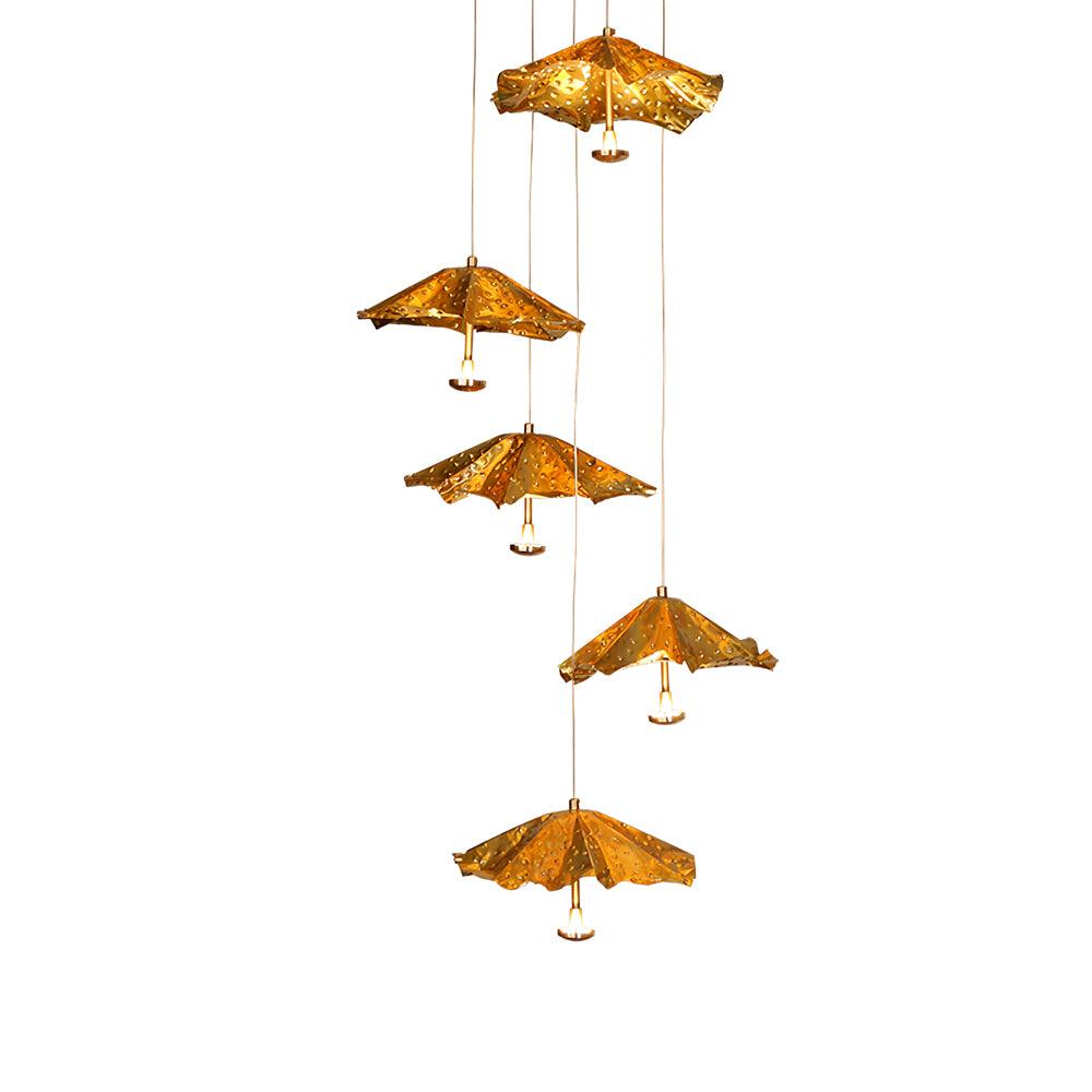 Fluttergold Modern Pendant Chandelier - Blowlighting
