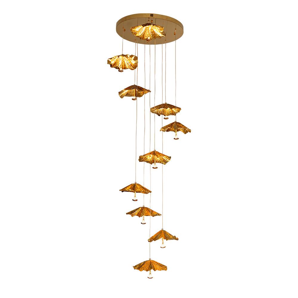 Fluttergold Modern Pendant Chandelier - Blowlighting