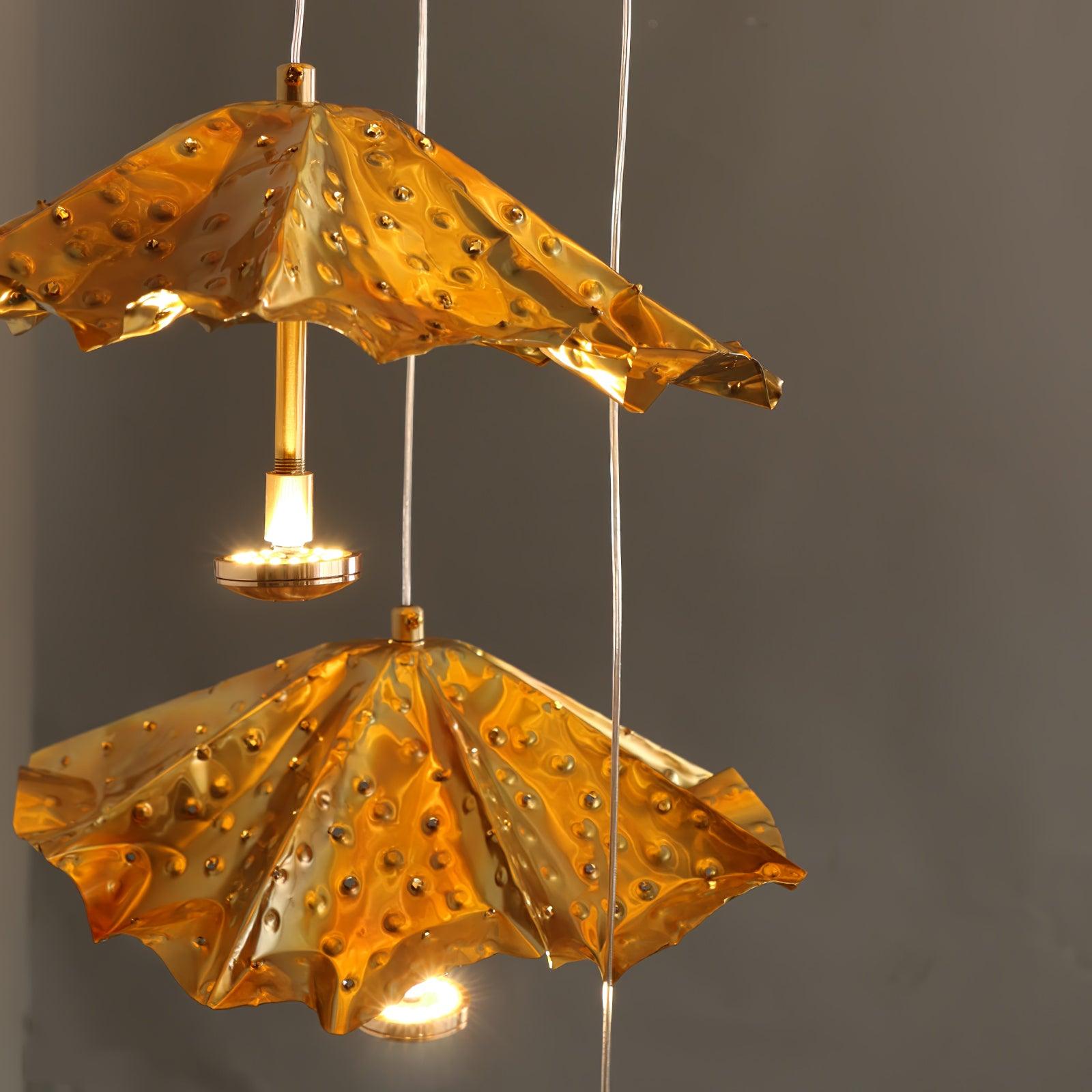 Fluttergold Modern Pendant Chandelier - Blowlighting