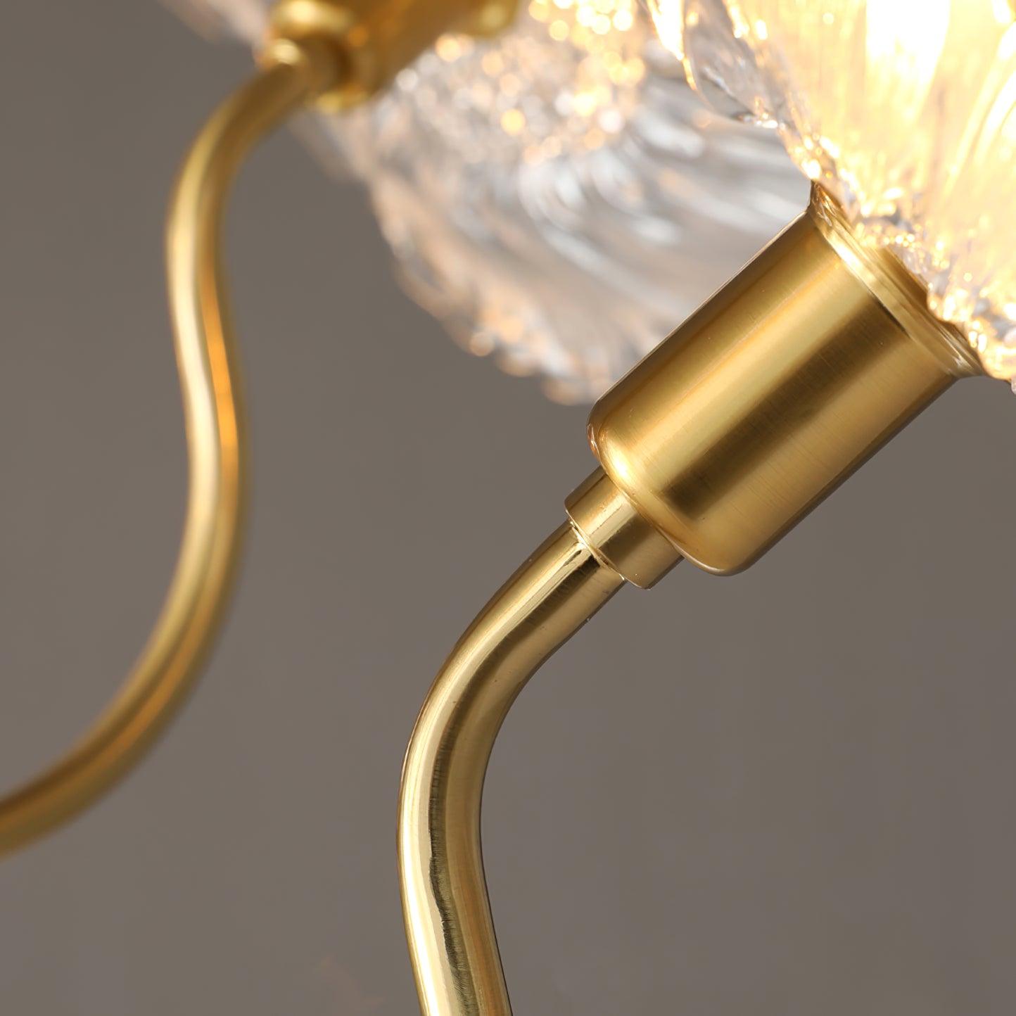 Lotus Leaf Glass Chandelier - Blowlighting