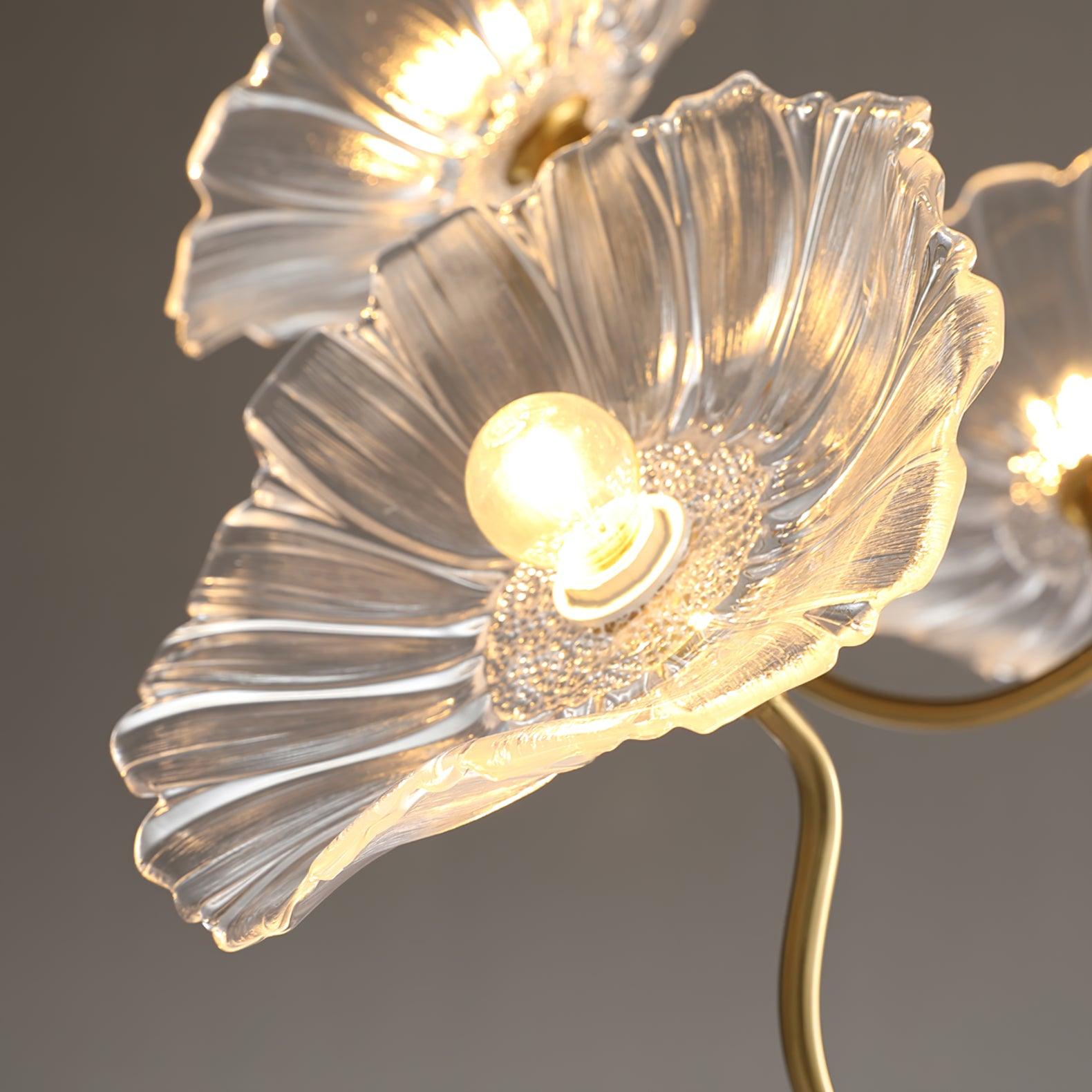 Lotus Leaf Glass Chandelier - Blowlighting