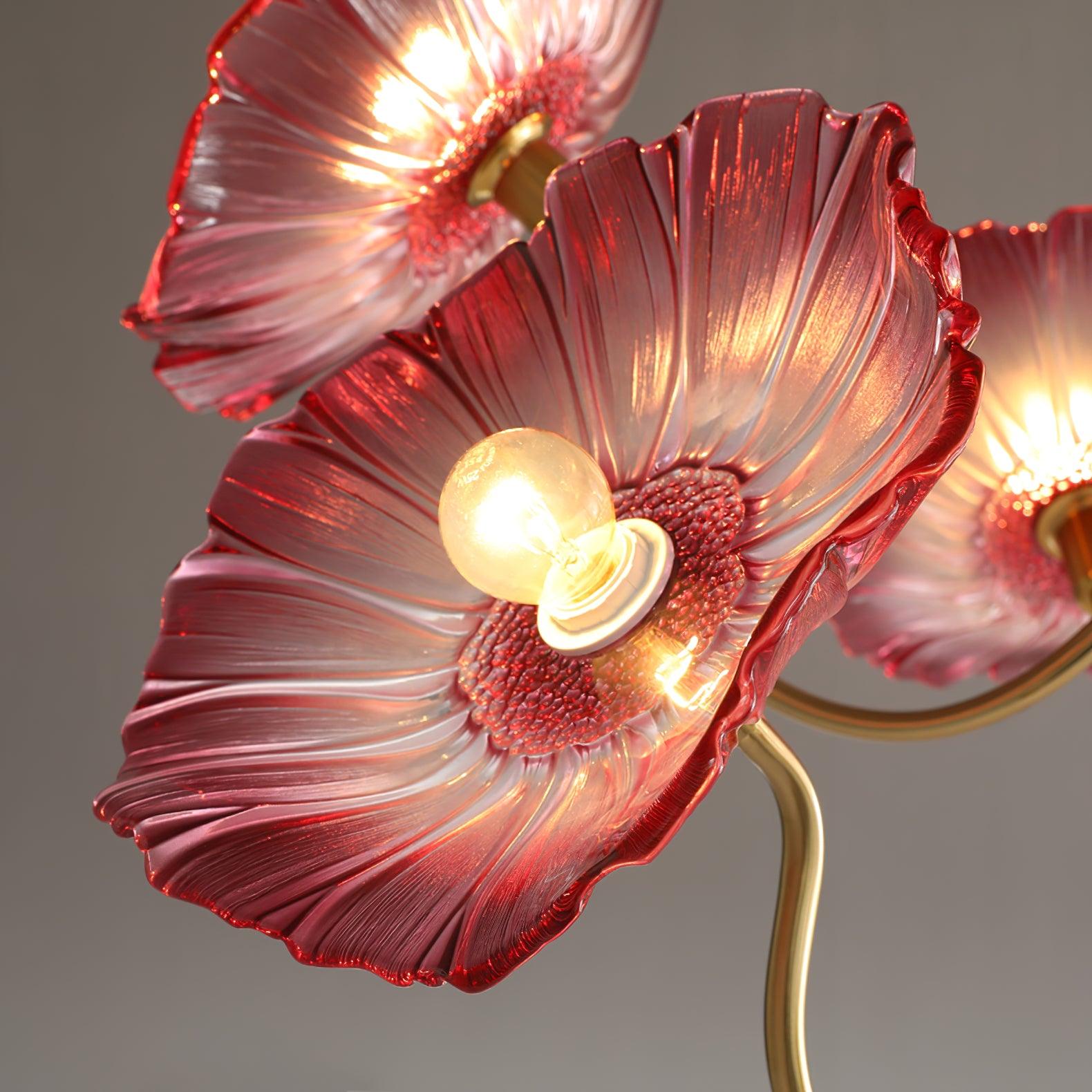 Lotus Leaf Glass Chandelier - Blowlighting