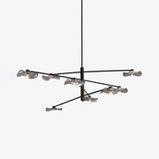 Lotus Leaves Glass Chandelier - Blowlighting