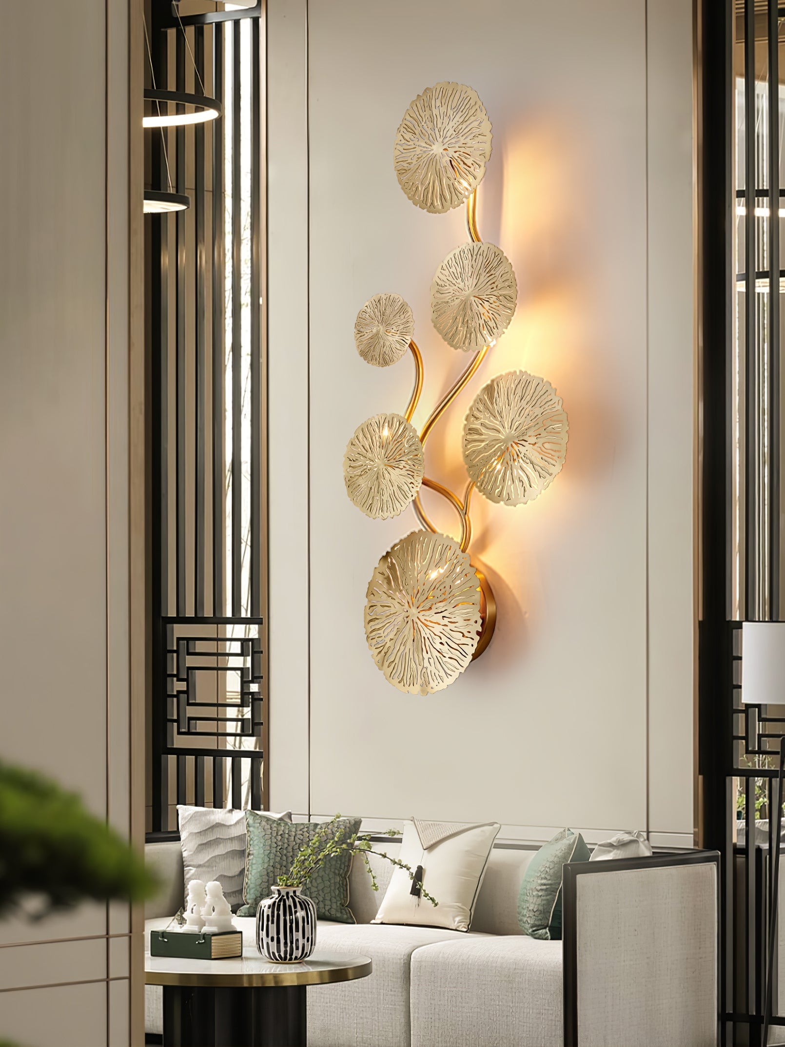 Lotus Leaf Wall Sconce - Blowlighting