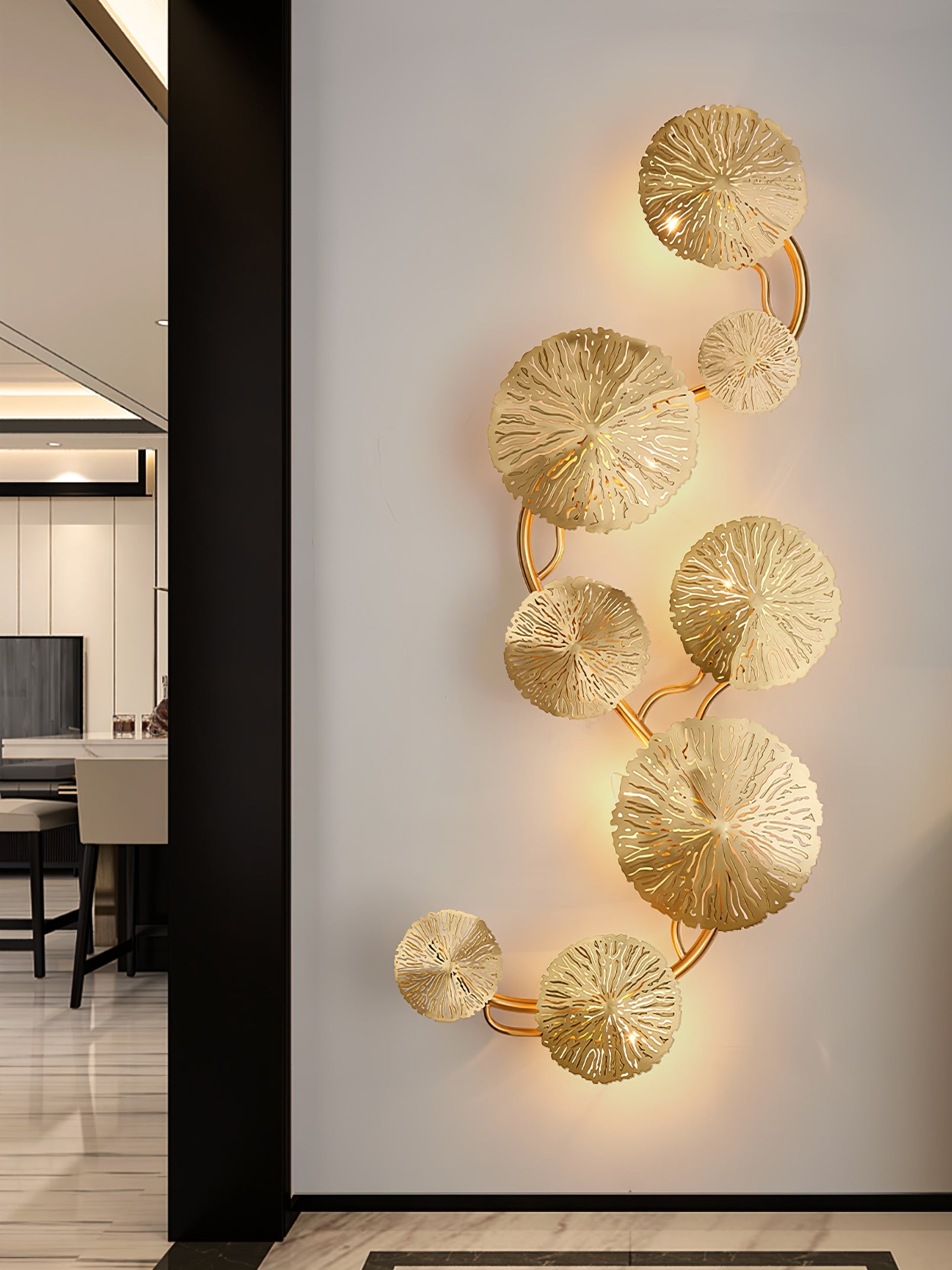 Lotus Leaf Wall Sconce - Blowlighting