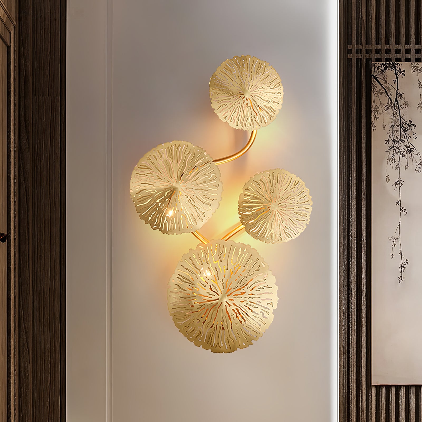 Lotus Leaf Wall Sconce - Blowlighting