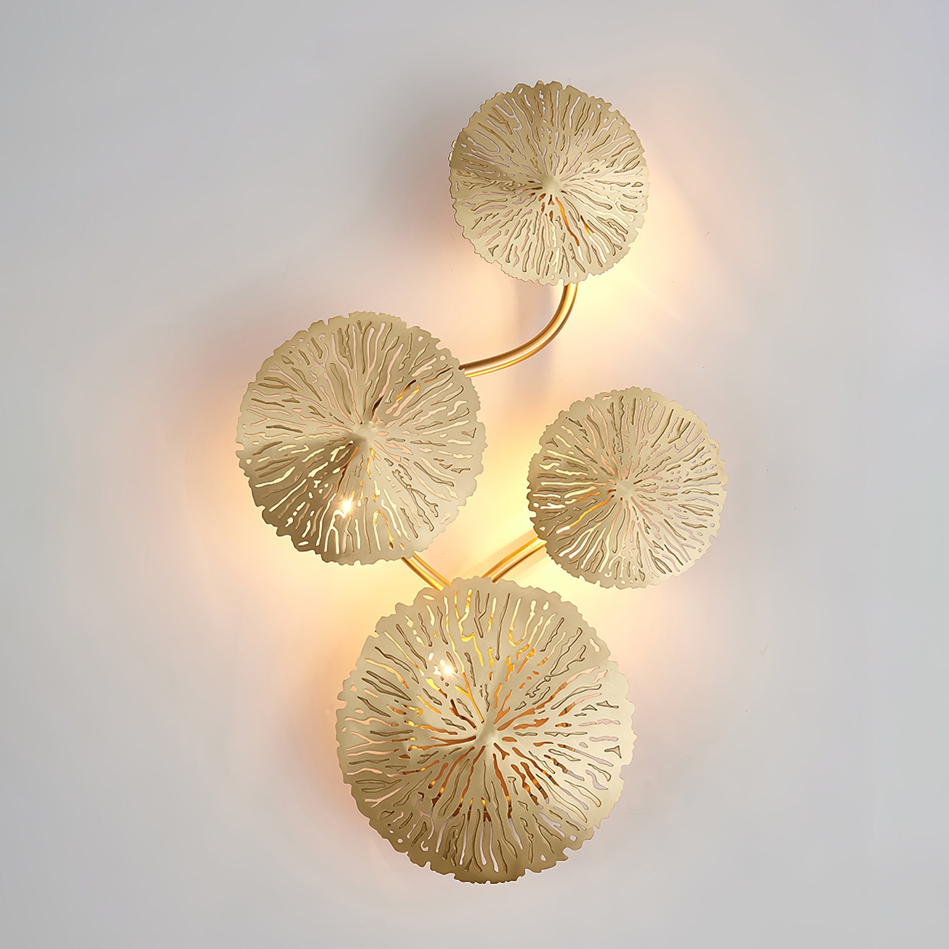 Lotus Leaf Wall Sconce - Blowlighting