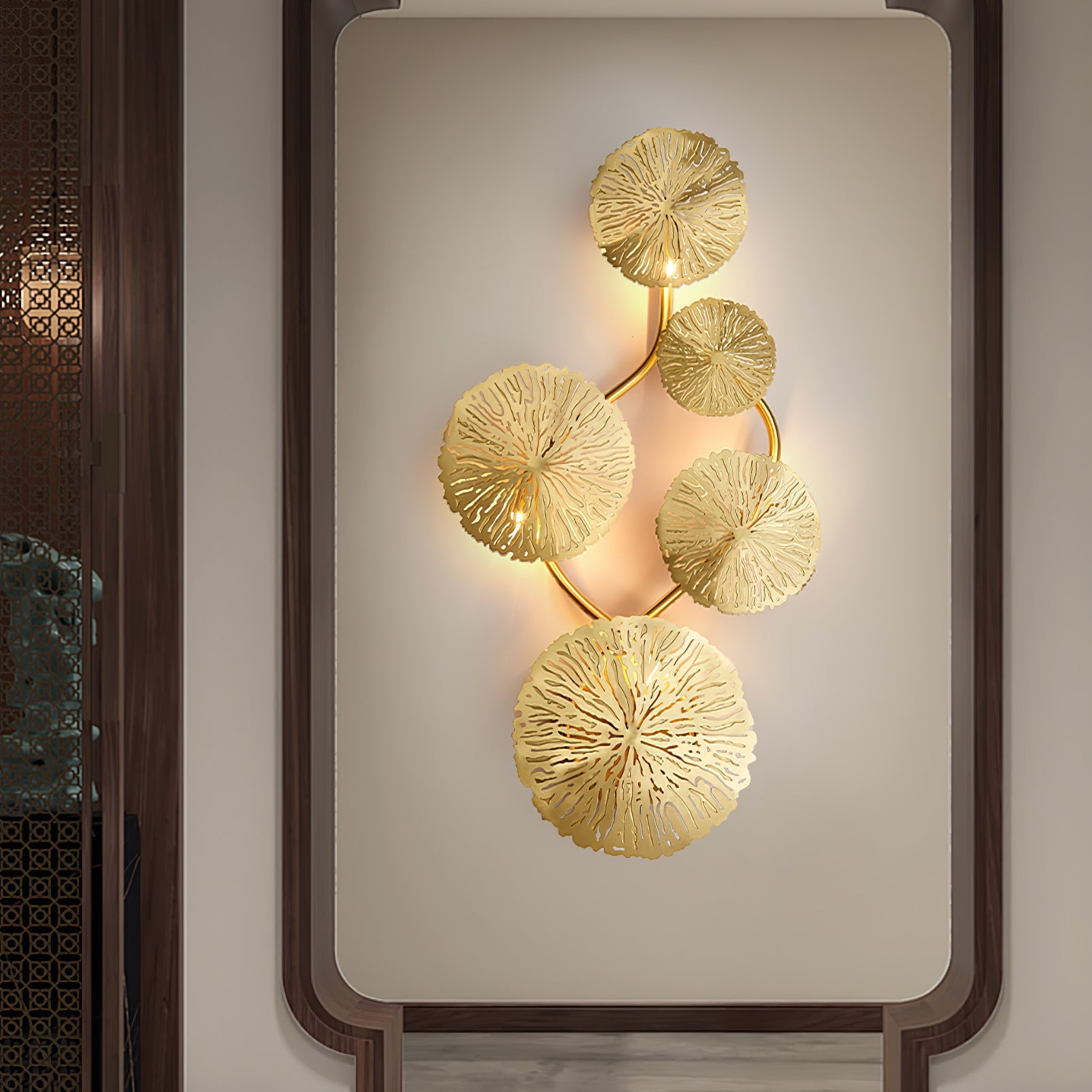 Lotus Leaf Wall Sconce - Blowlighting