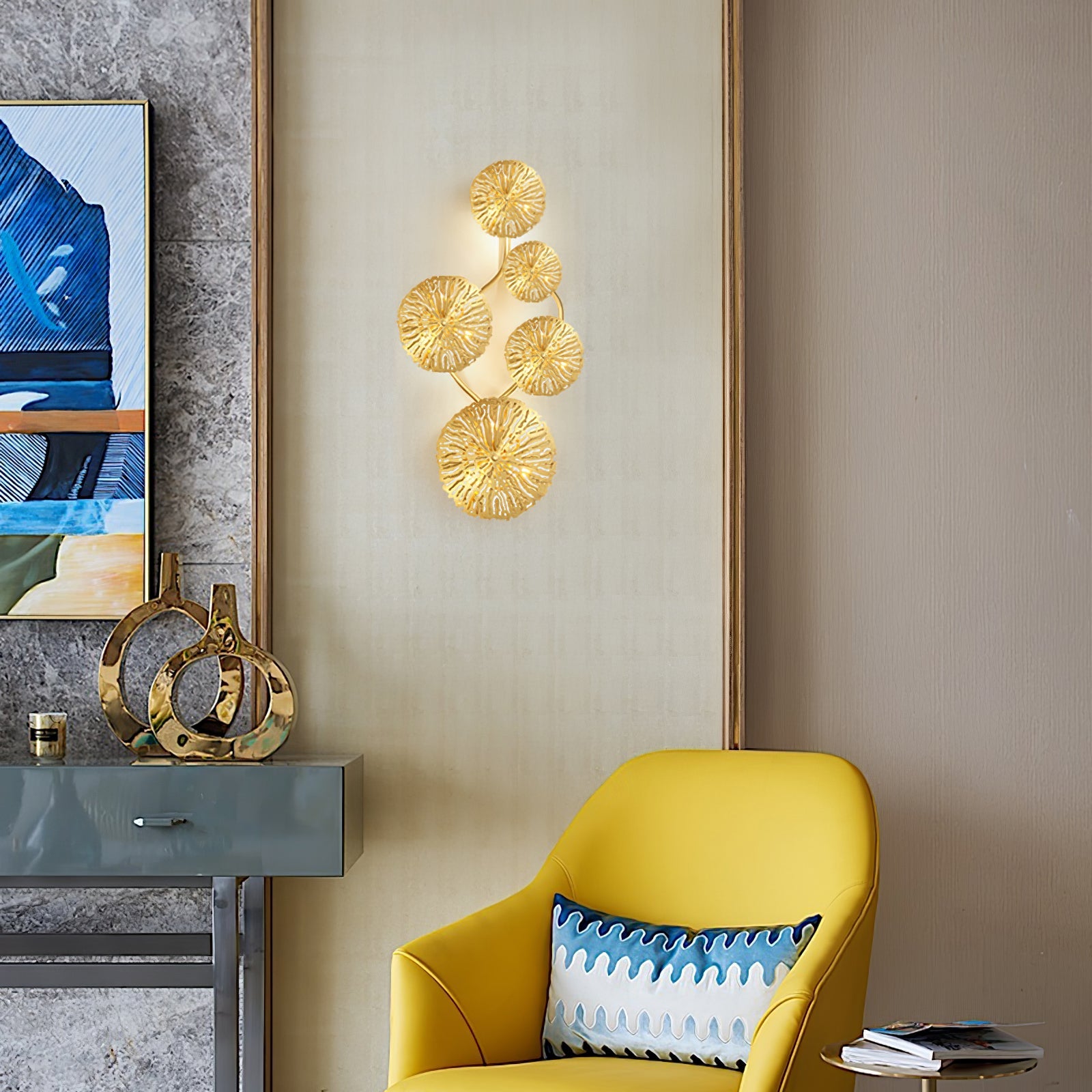 Lotus Leaf Wall Sconce - Blowlighting