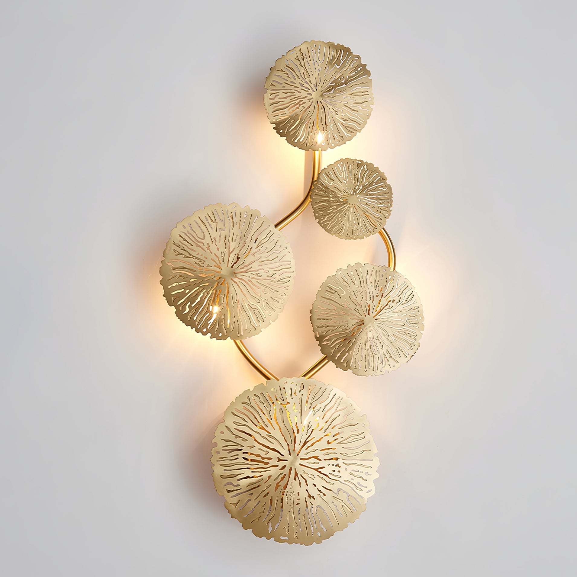 Lotus Leaf Wall Sconce - Blowlighting