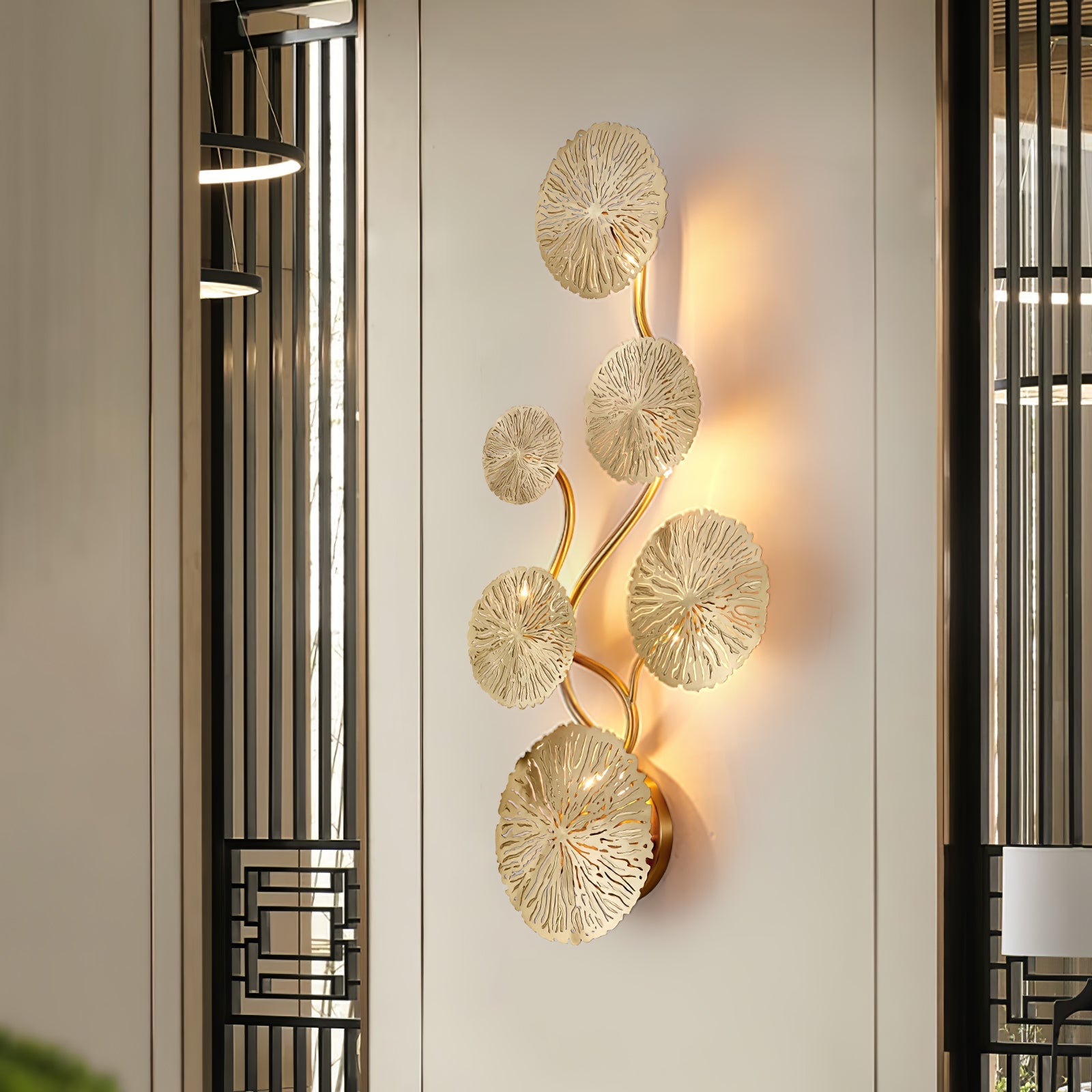 Lotus Leaf Wall Sconce - Blowlighting