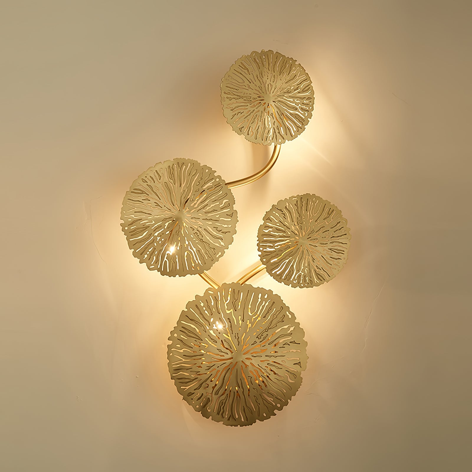 Lotus Leaf Wall Sconce - Blowlighting