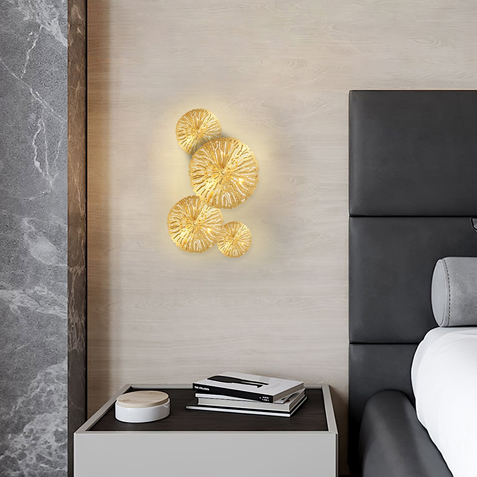 Lotus Leaf Wall Sconce - Blowlighting