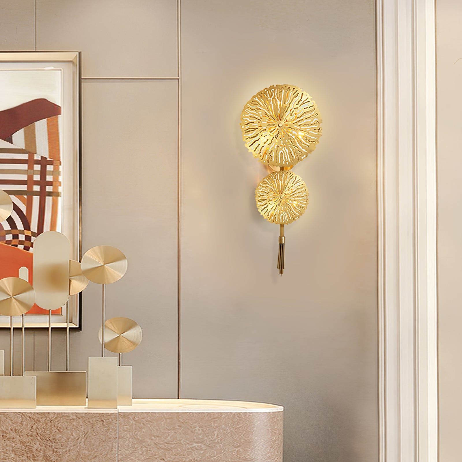 Lotus Leaf Wall Sconce - Blowlighting