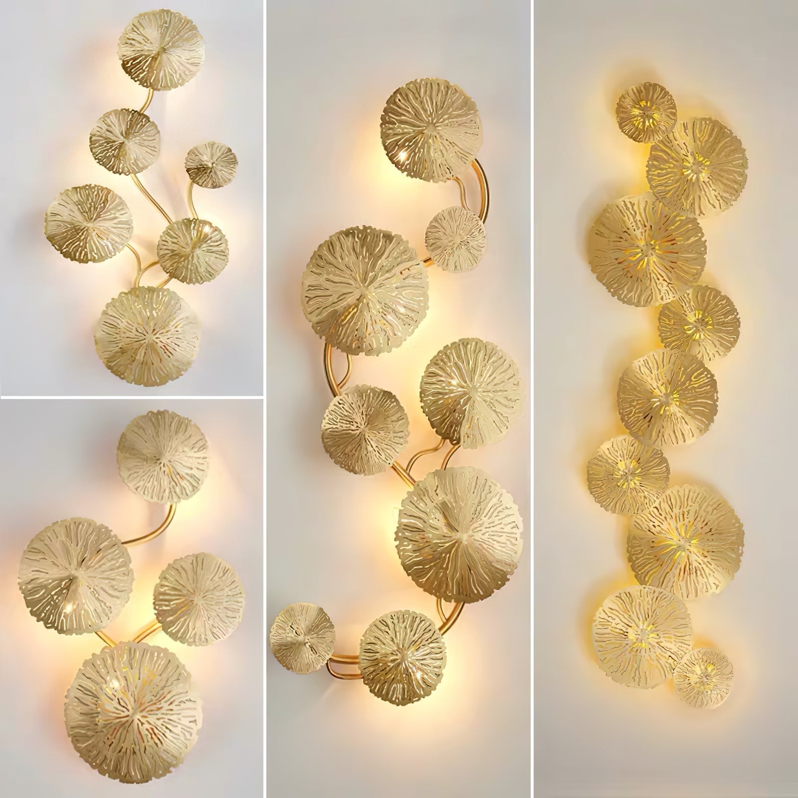 Lotus Leaf Wall Sconce - Blowlighting