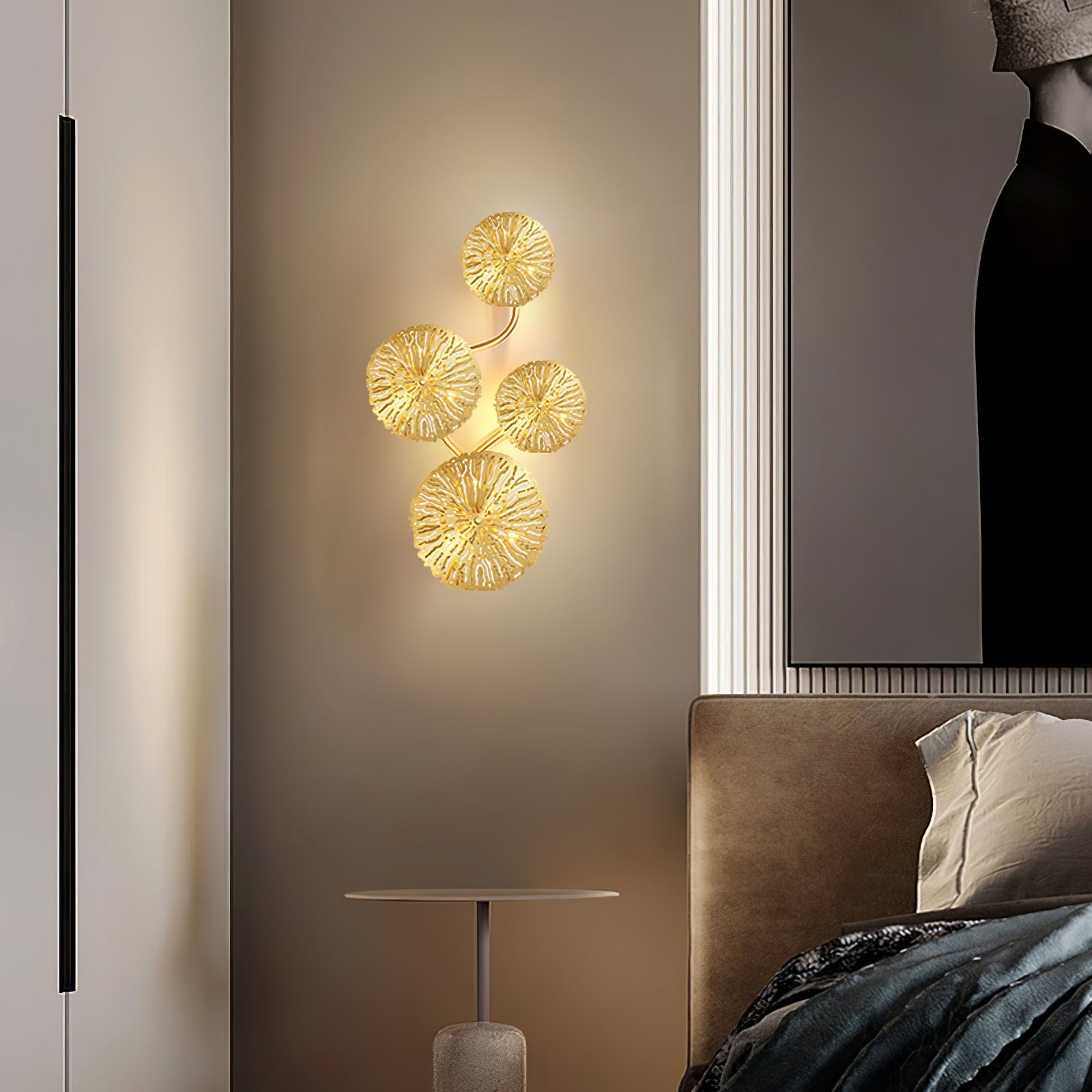 Lotus Leaf Wall Sconce - Blowlighting