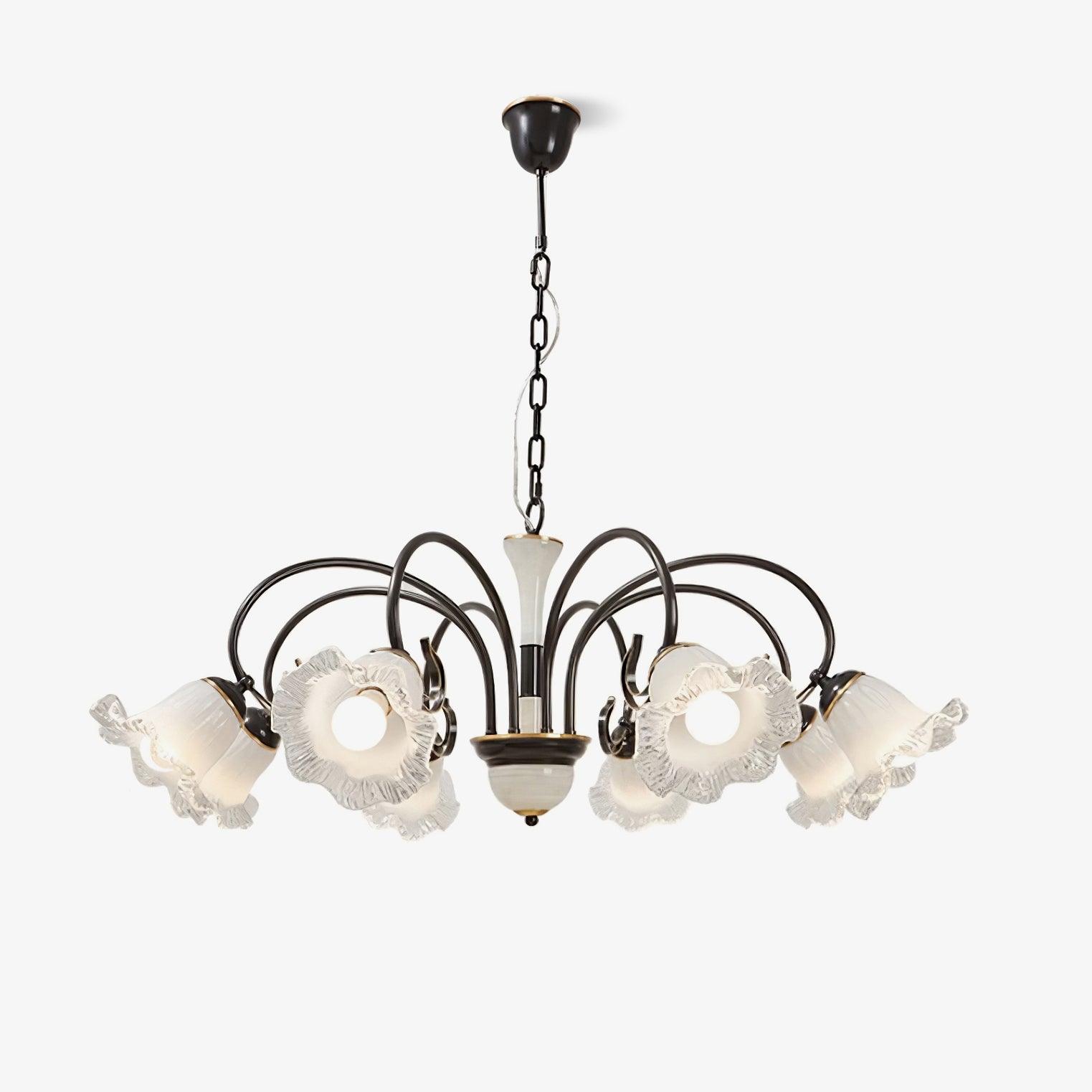 Luce Black Chandelier - Blowlighting