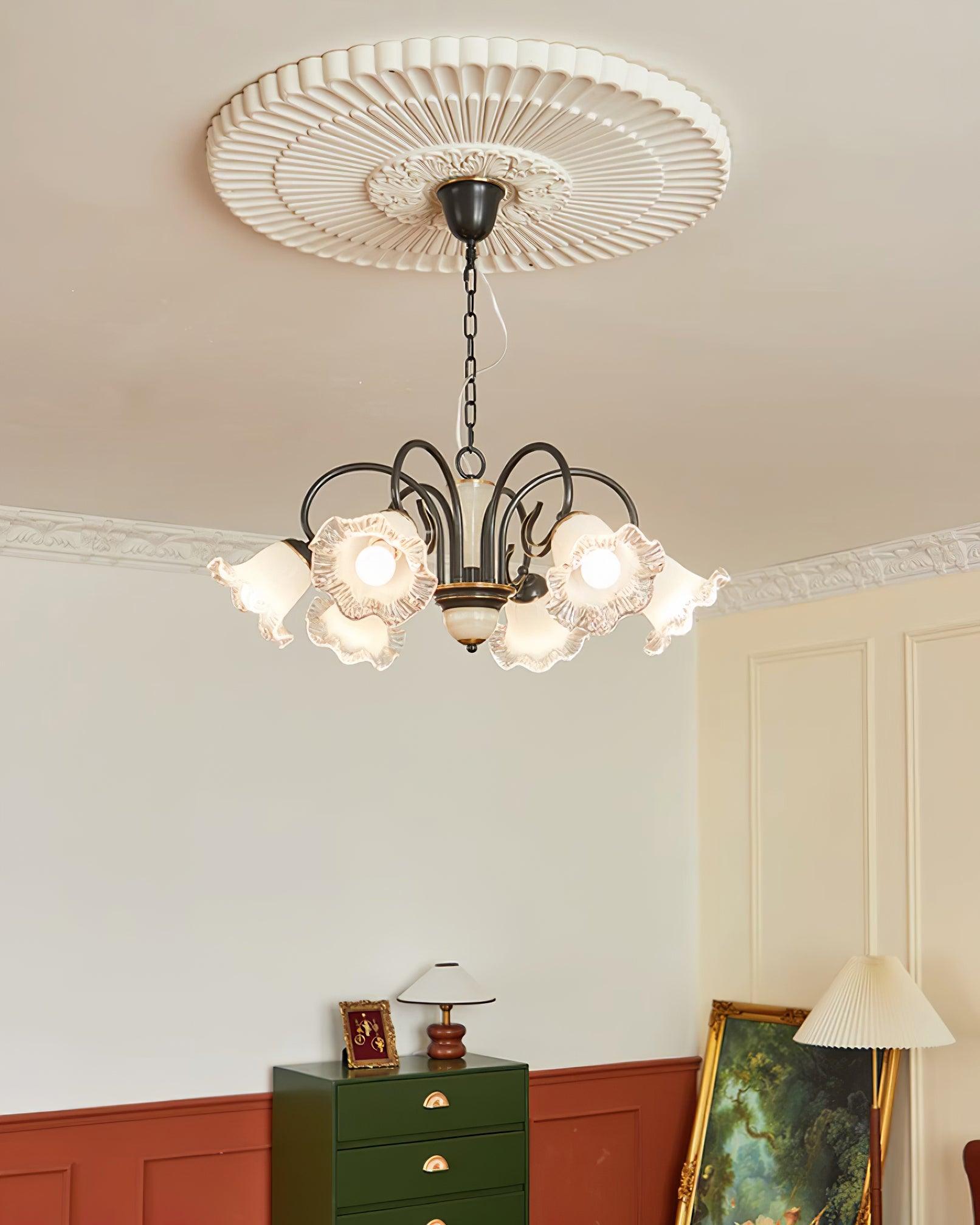 Luce Black Chandelier - Blowlighting