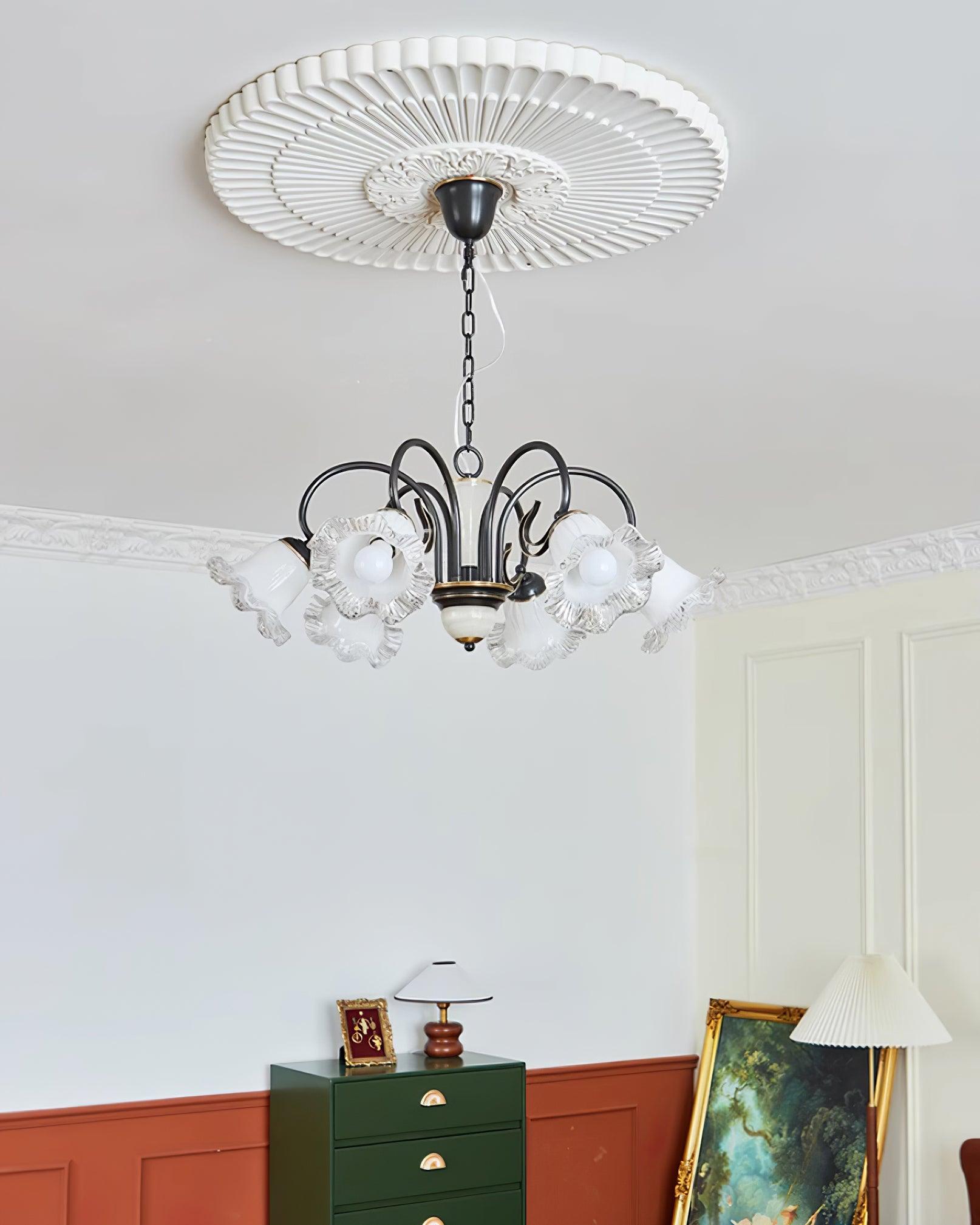 Luce Black Chandelier - Blowlighting