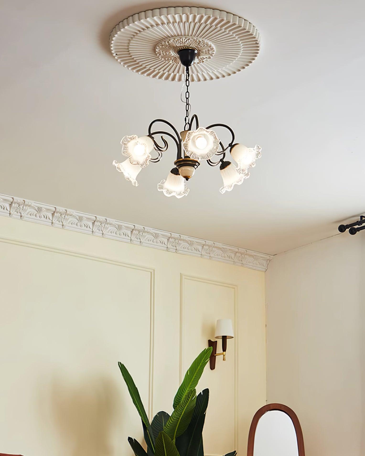 Luce Black Chandelier - Blowlighting