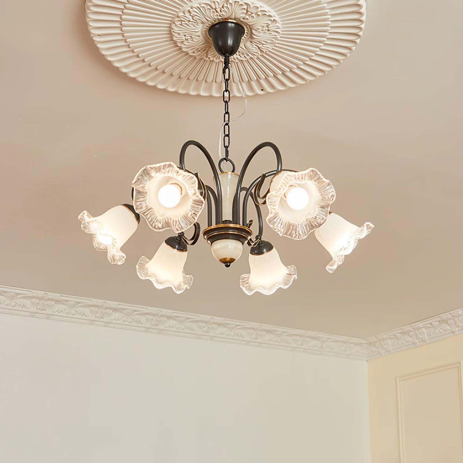 Luce Black Chandelier - Blowlighting