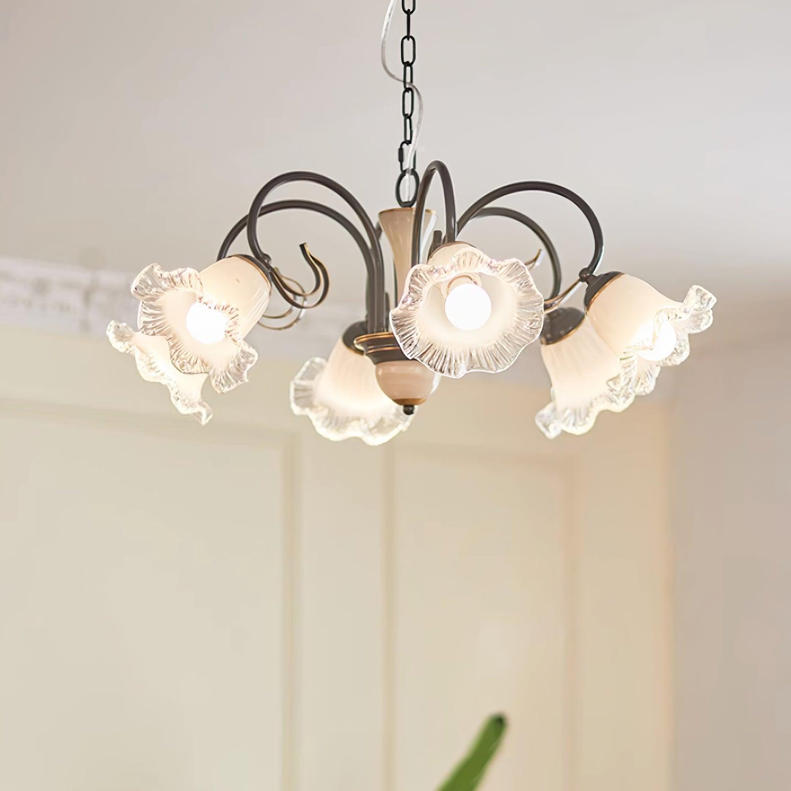 Luce Black Chandelier - Blowlighting