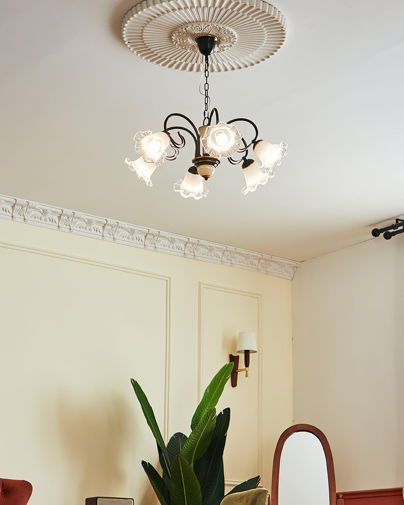 Luce Black Chandelier - Blowlighting