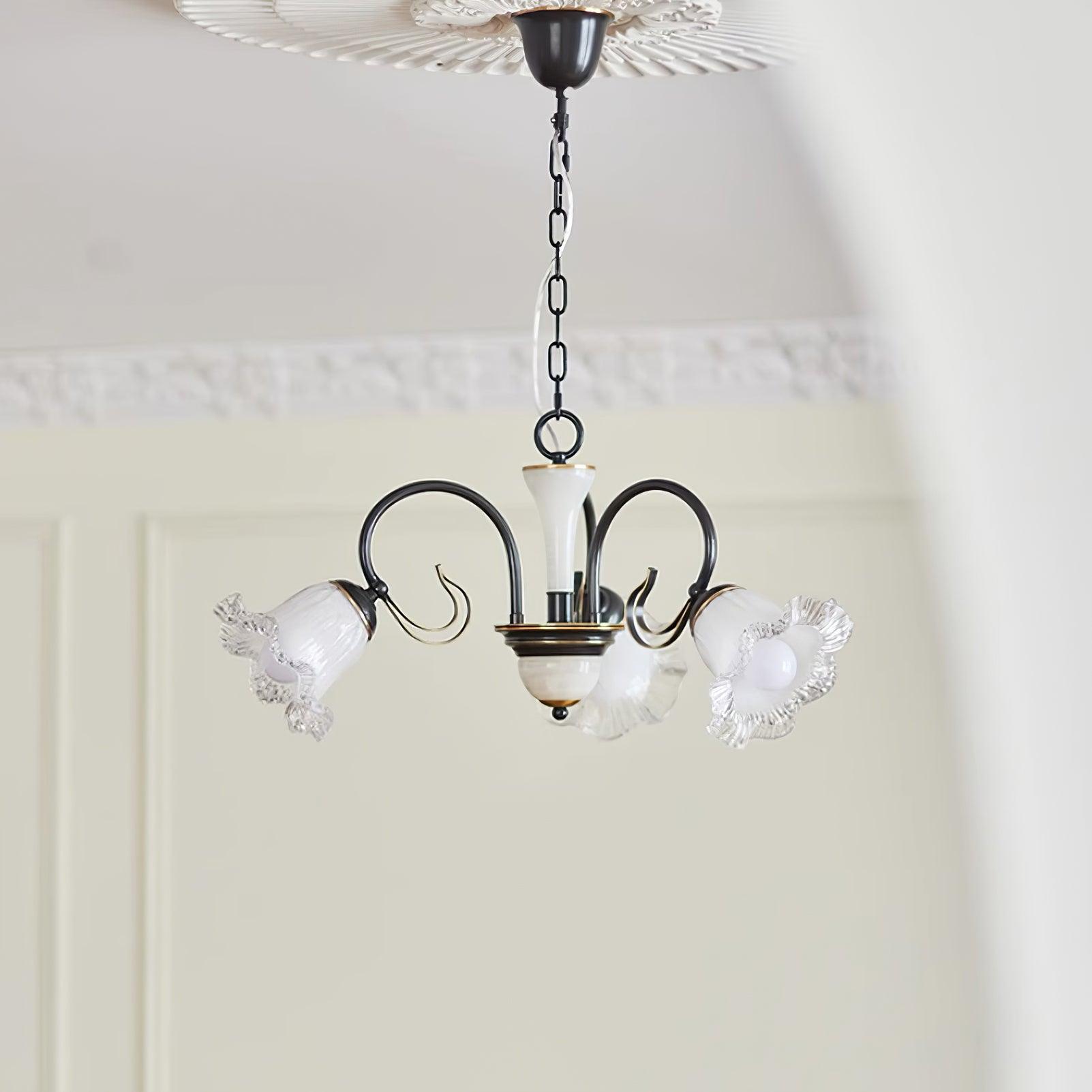 Luce Black Chandelier - Blowlighting