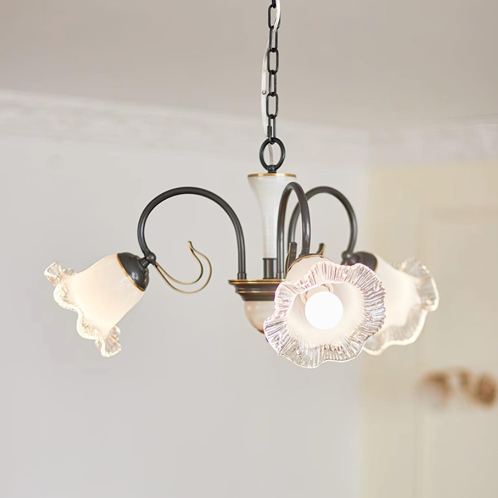 Luce Black Chandelier - Blowlighting