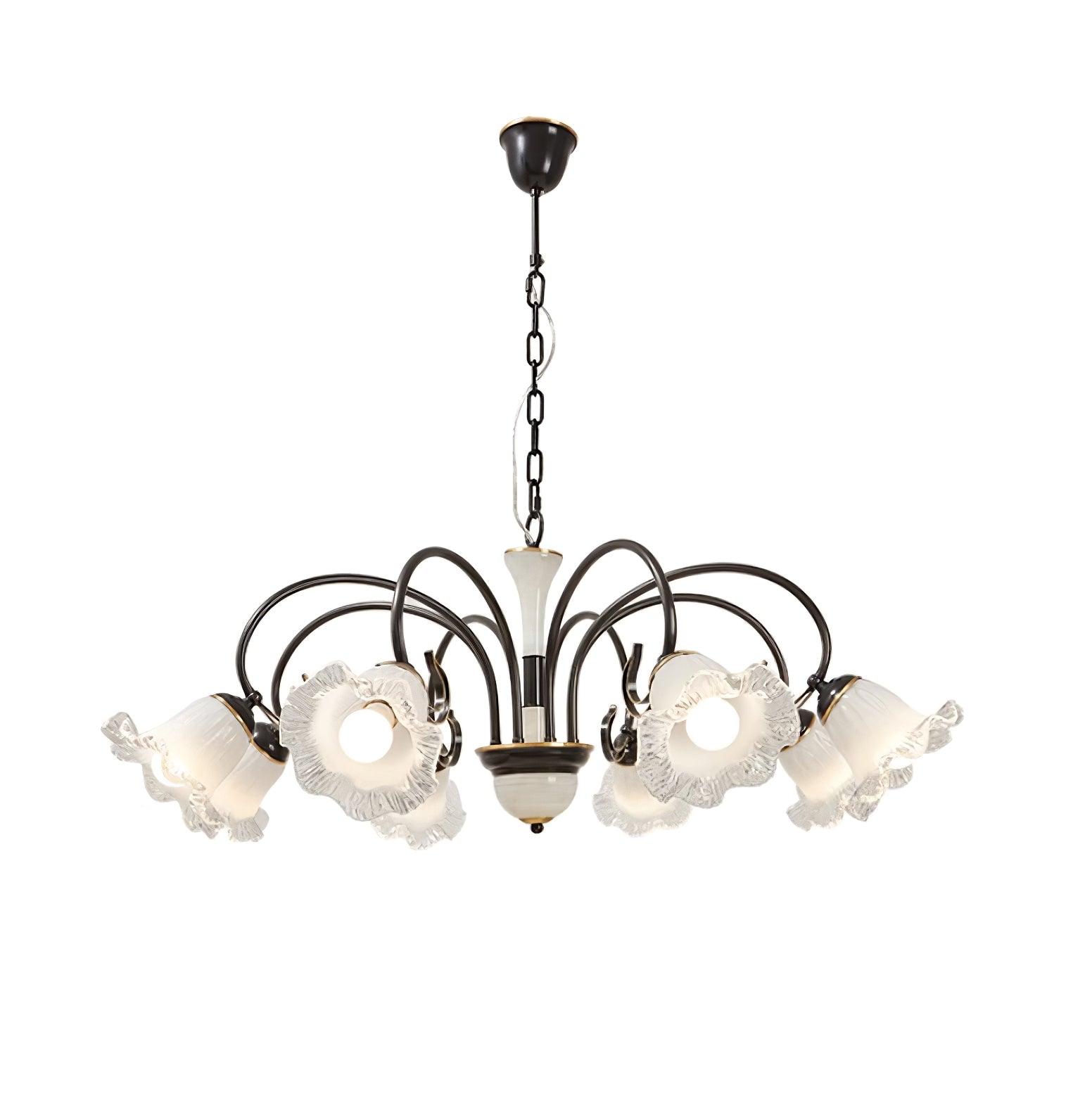 Luce Black Chandelier - Blowlighting