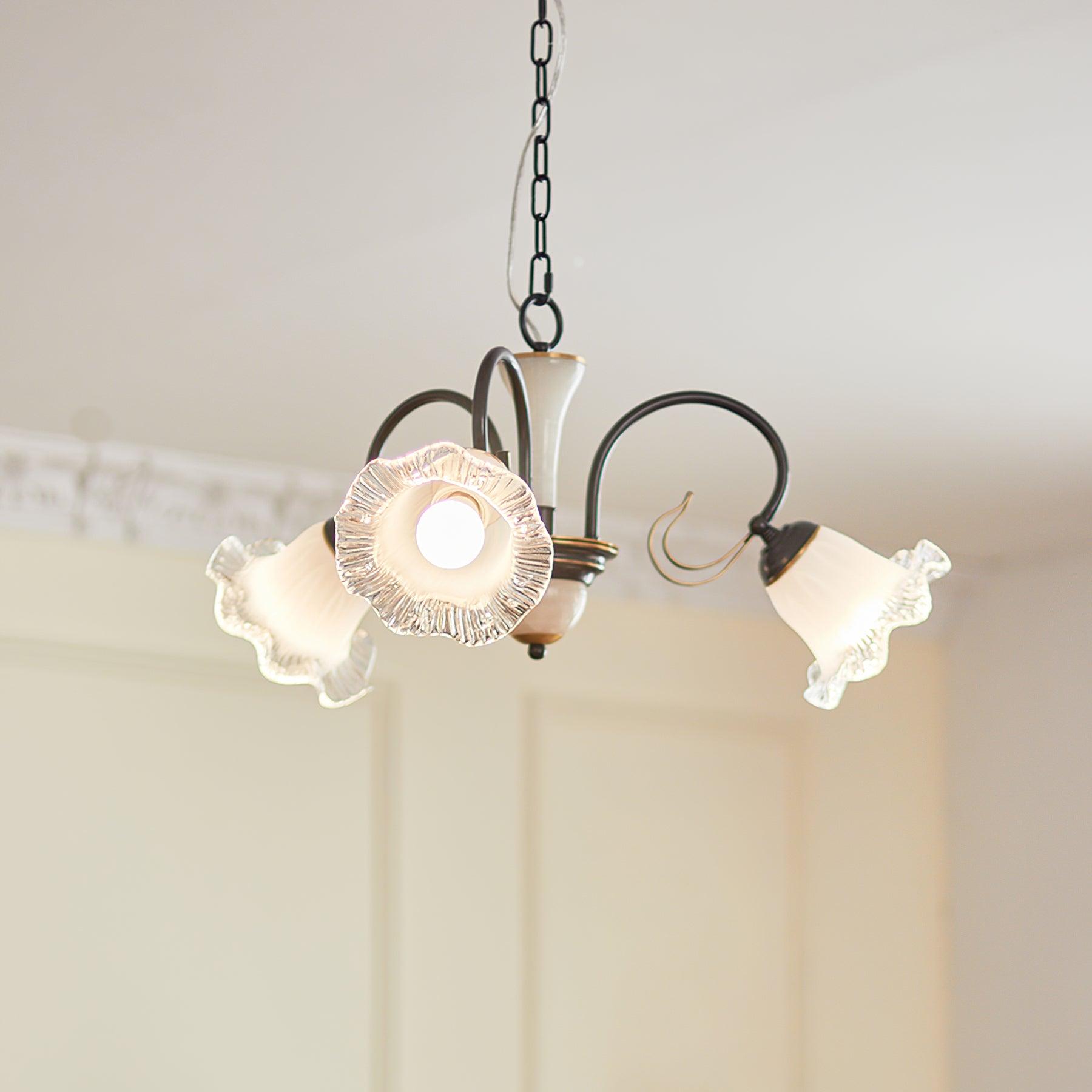 Luce Black Chandelier - Blowlighting
