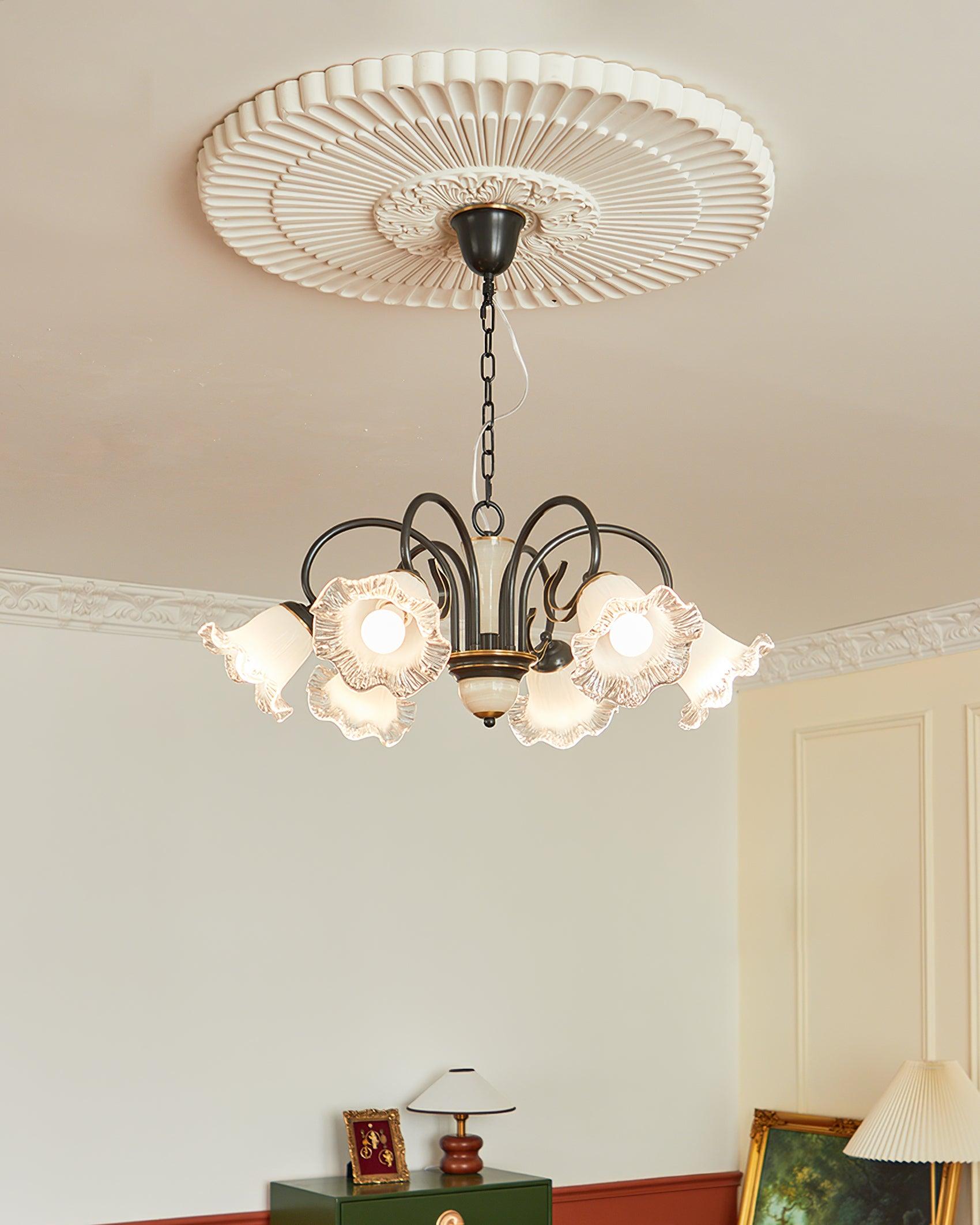 Luce Black Chandelier - Blowlighting