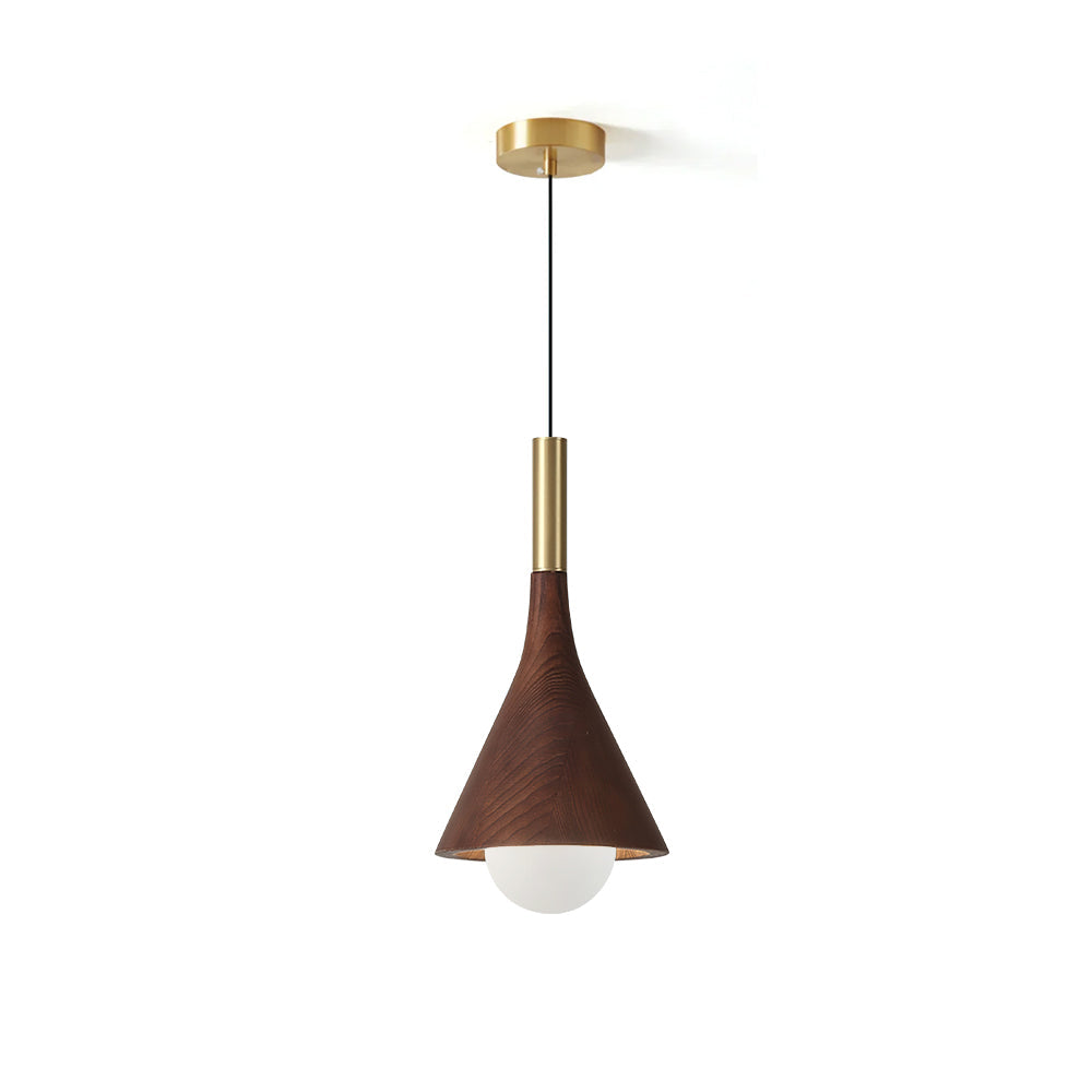 Lucian Scandinavian Wood Pendant Light