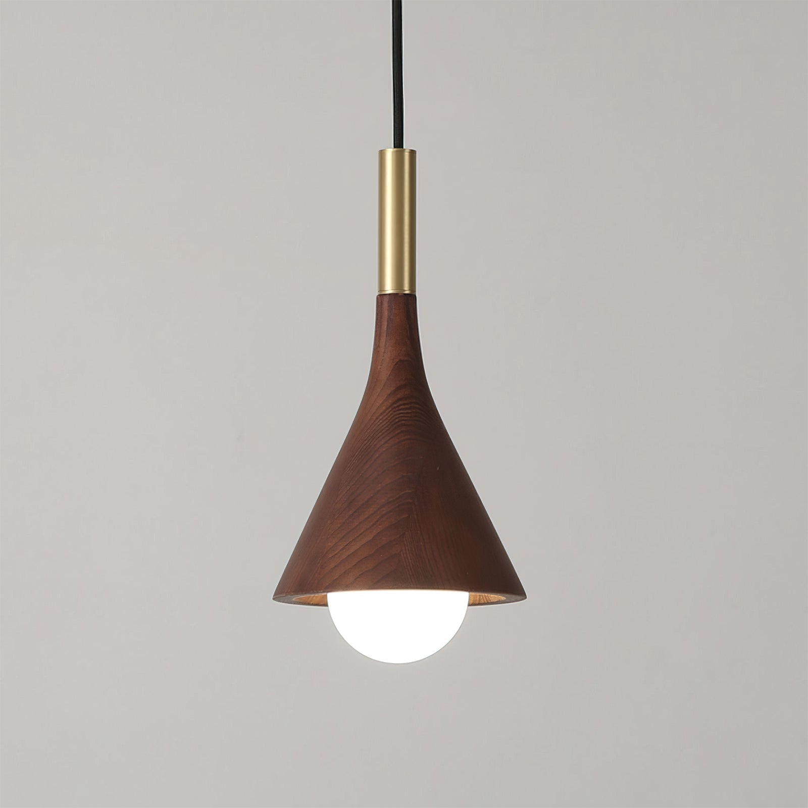 Lucian Scandinavian Wood Pendant Light