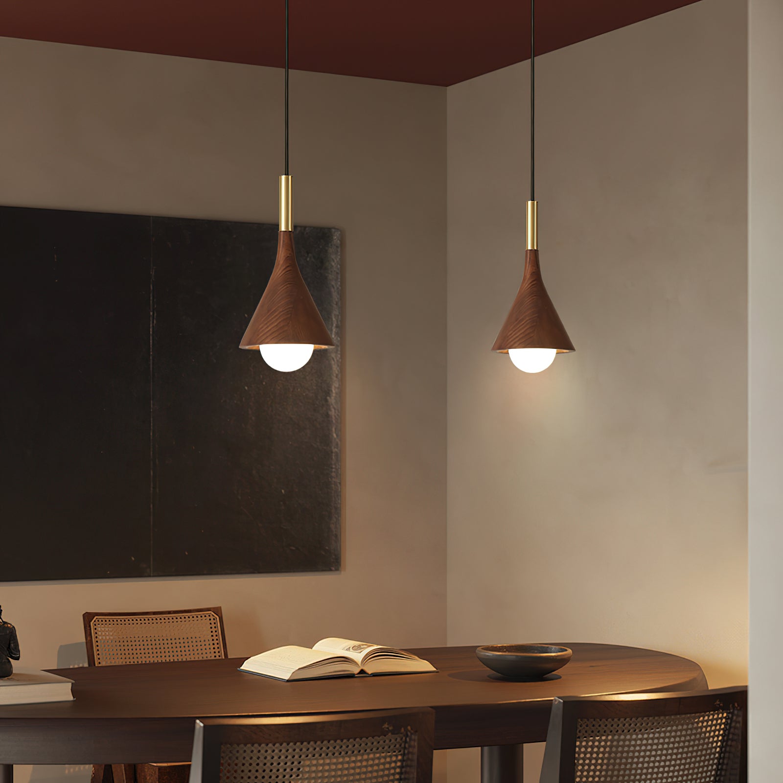 Lucian Scandinavian Wood Pendant Light